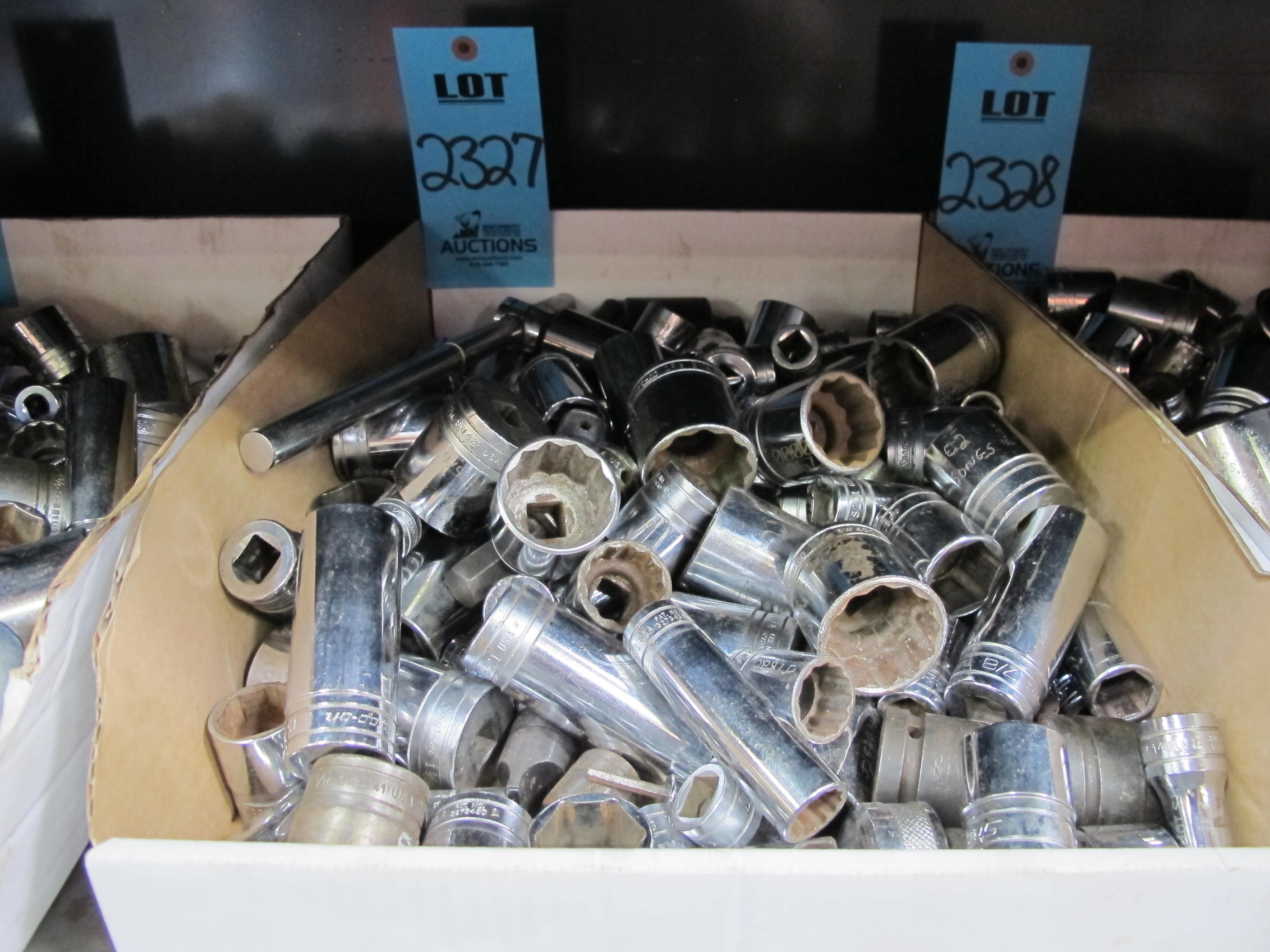 SNAP ON SOCKETS, VARIED SIZES-2327