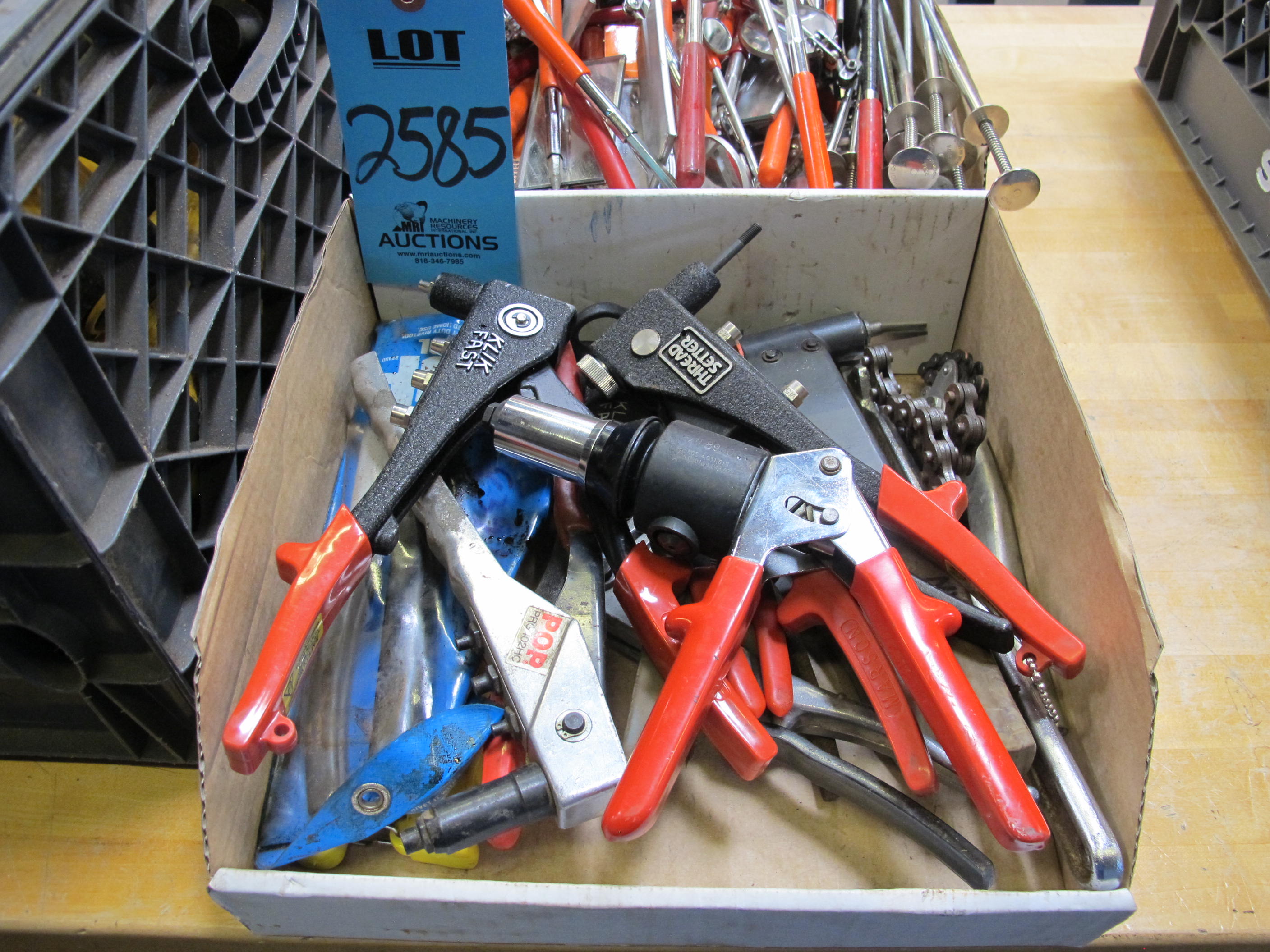 MISC. POP RIVET GUNS AND TOOLING-2585