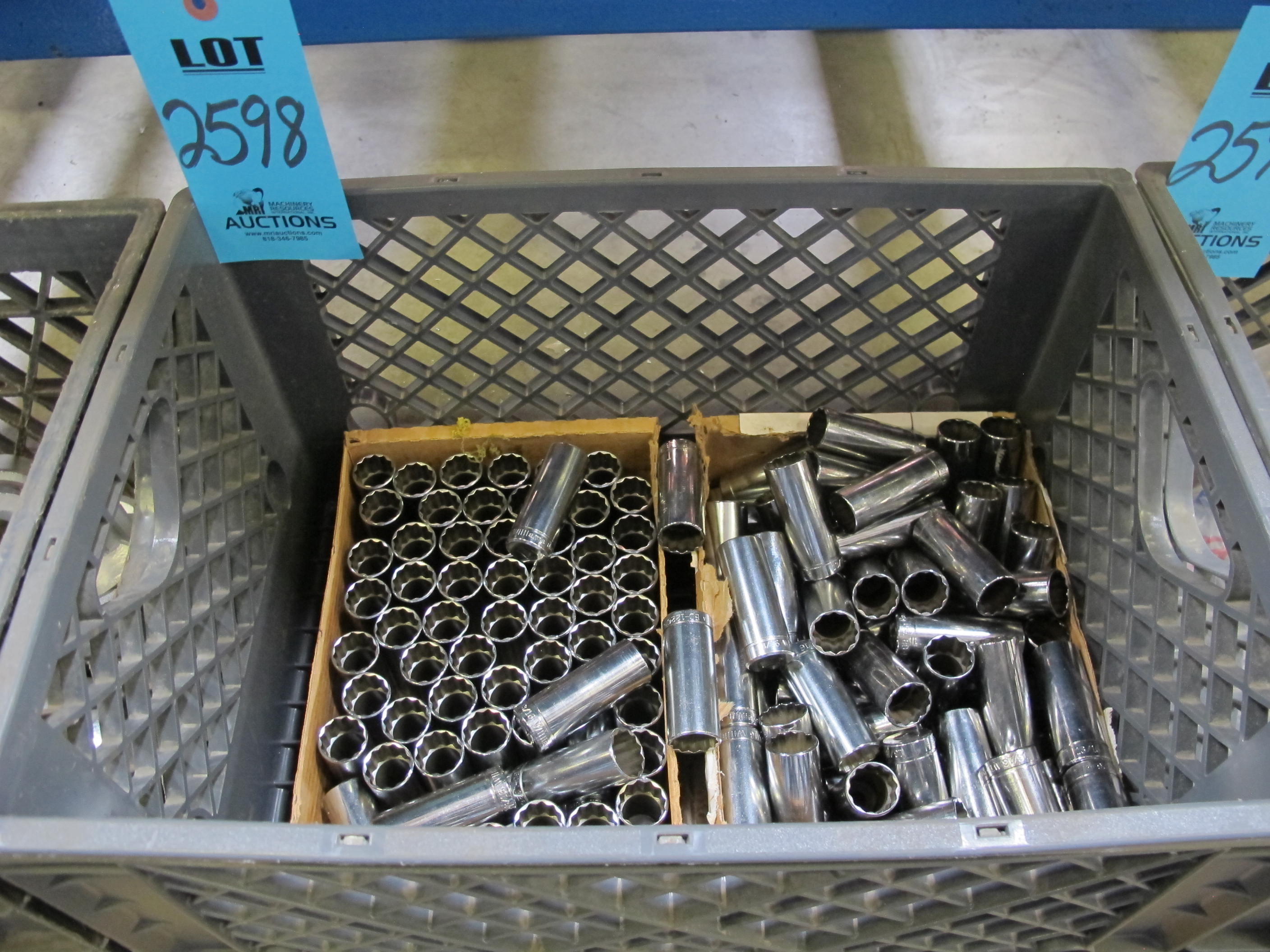LARGE QUANTITY MISC. SOCKETS-2598