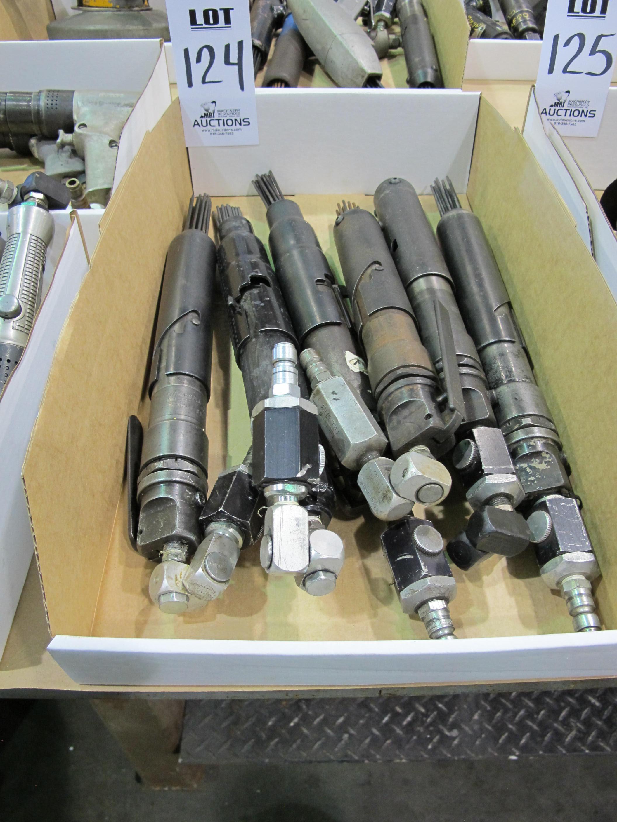 LOT (6) ASST'D PNEUMATIC NEEDLE GUNS (T-10) LOADING & HANDLING FEE $10-124