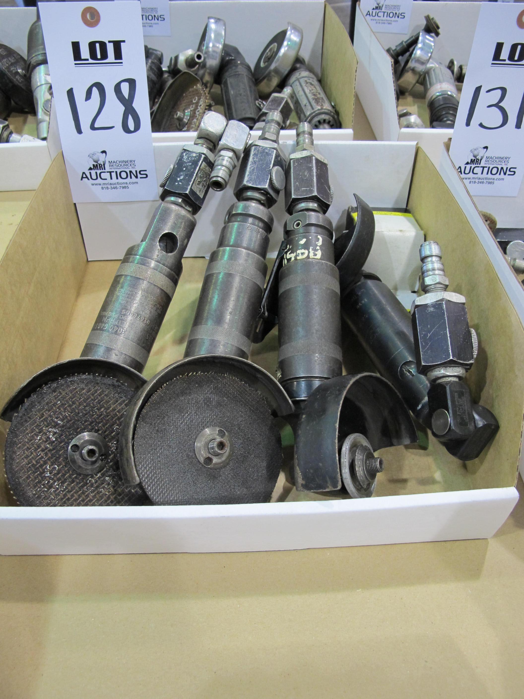 LOT (4) ASST'D PNEUMATIC GRINDERS (T-10) LOADING & HANDLING FEE $10-128