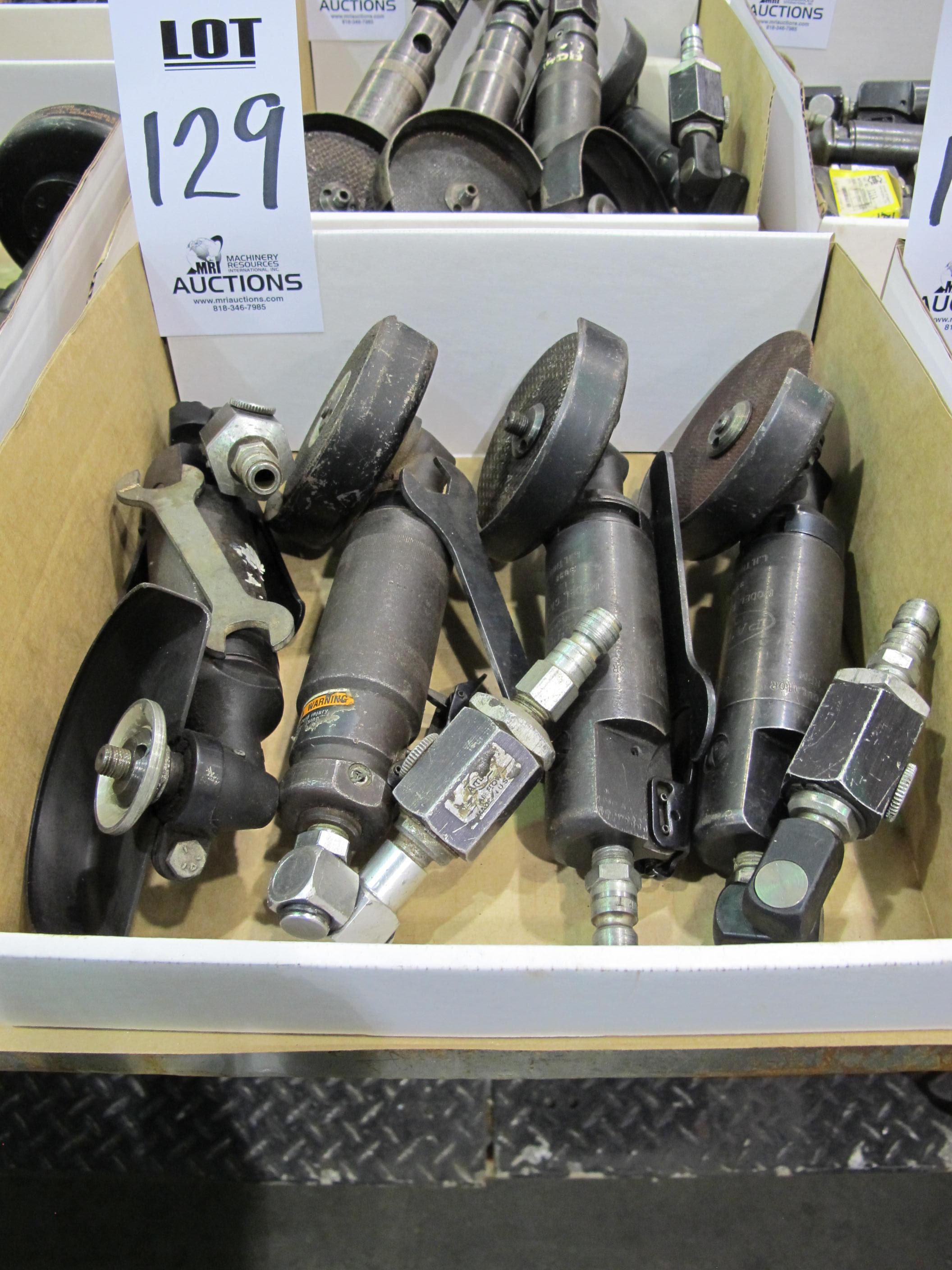LOT (4) ASST'D PNEUMATIC GRINDERS (T-10) LOADING & HANDLING FEE $10-129