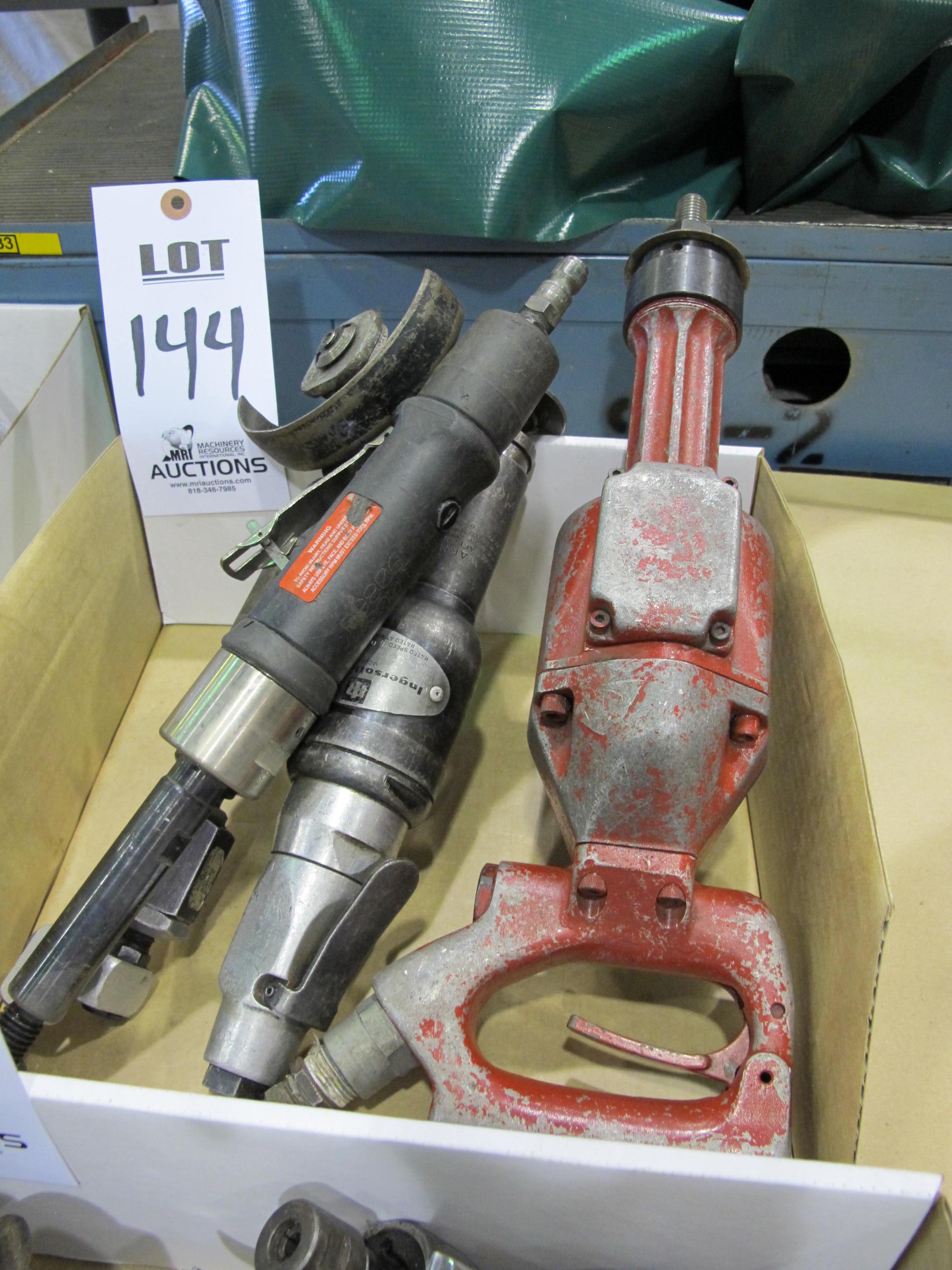 LOT (4) ASST'D PNEUMATIC GRINDERS (T-10) LOADING & HANDLING FEE $10-144