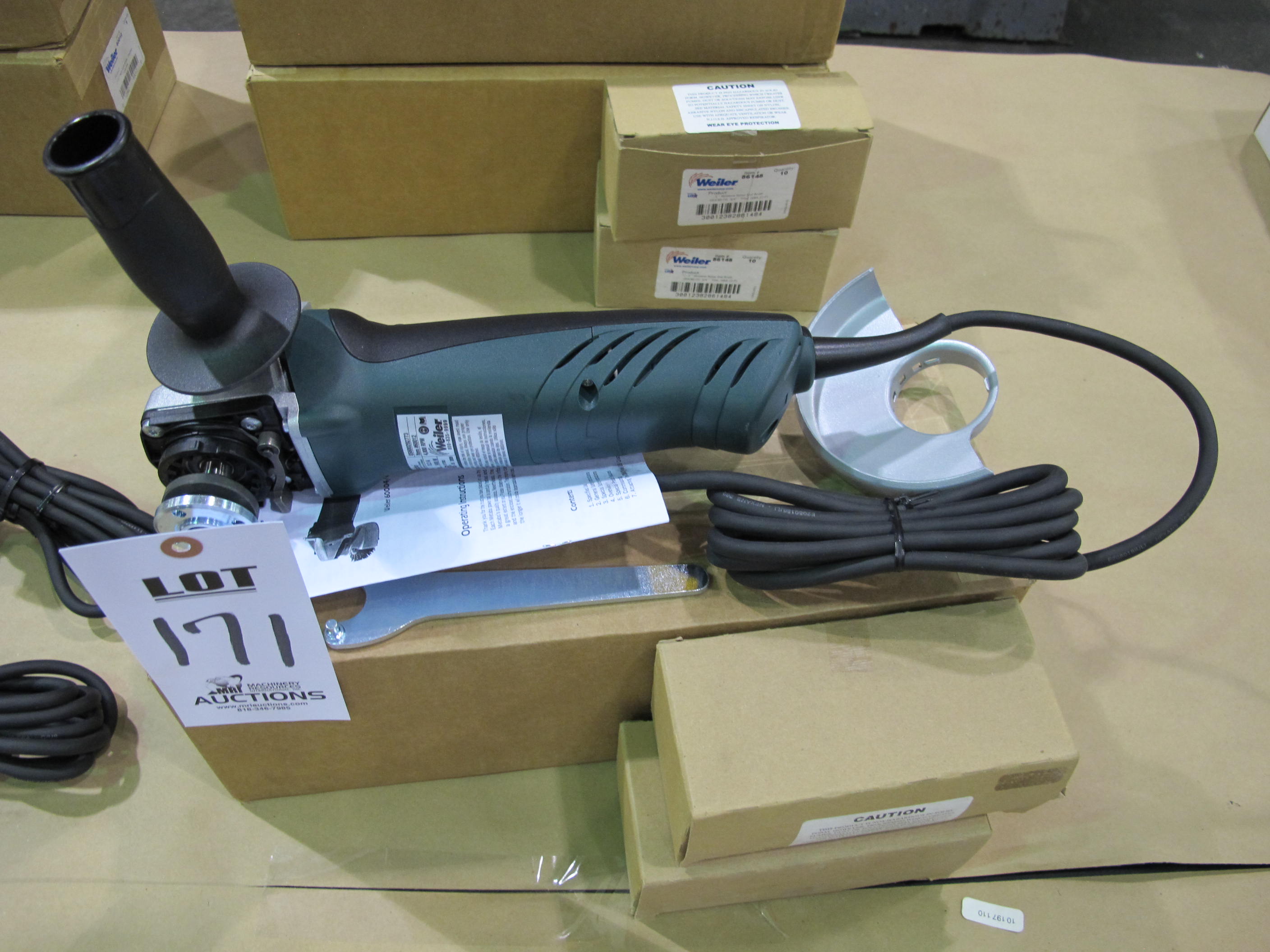 LOT (2) WEILER MODEL METABO ELECTRIC ANGLE GRINDERS (T-10) LOADING & HANDLING FEE $10-171