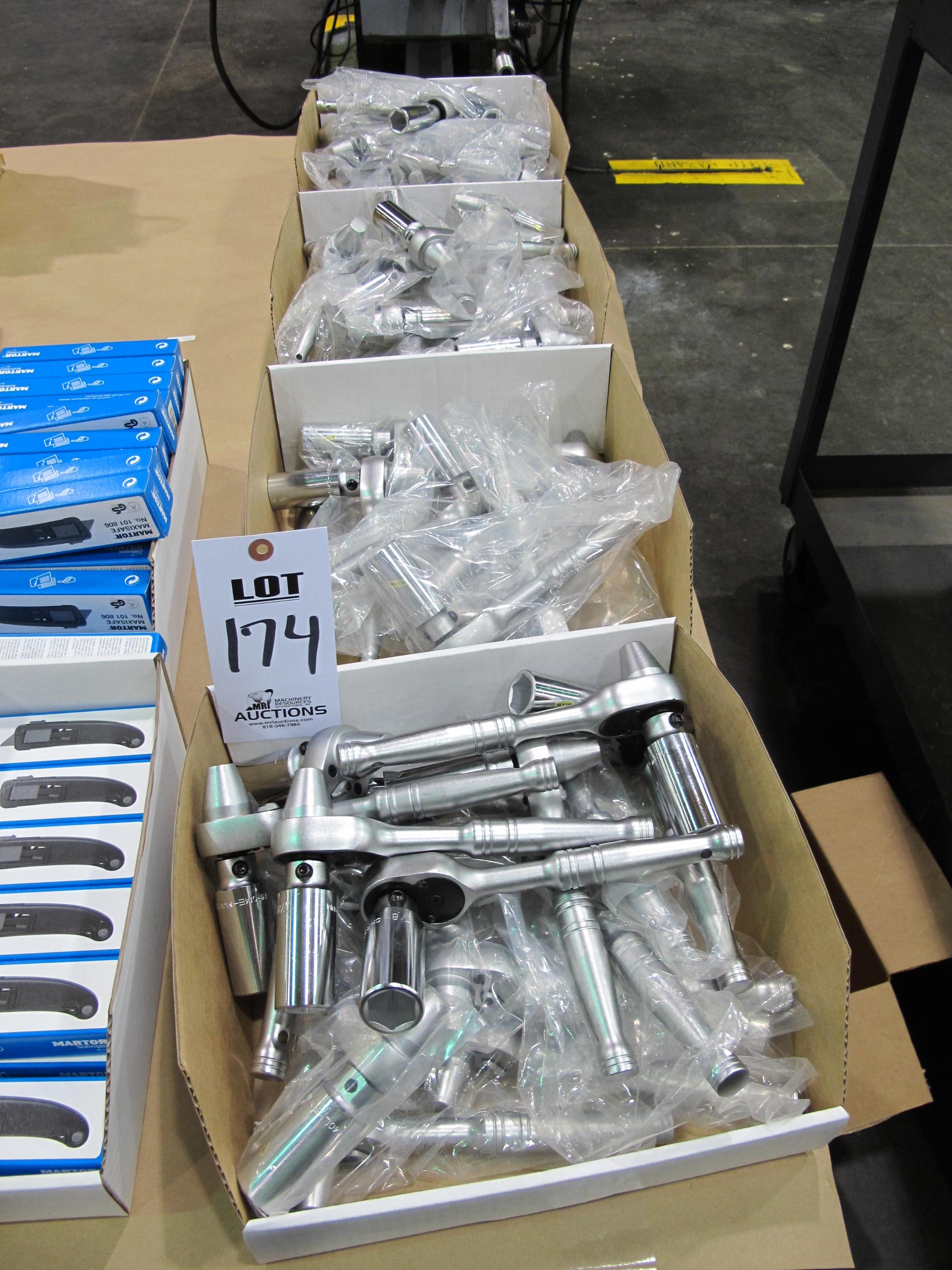 LOT (4) BOXES SOCKET RATCHETS (T-10) LOADING & HANDLING FEE $10-174