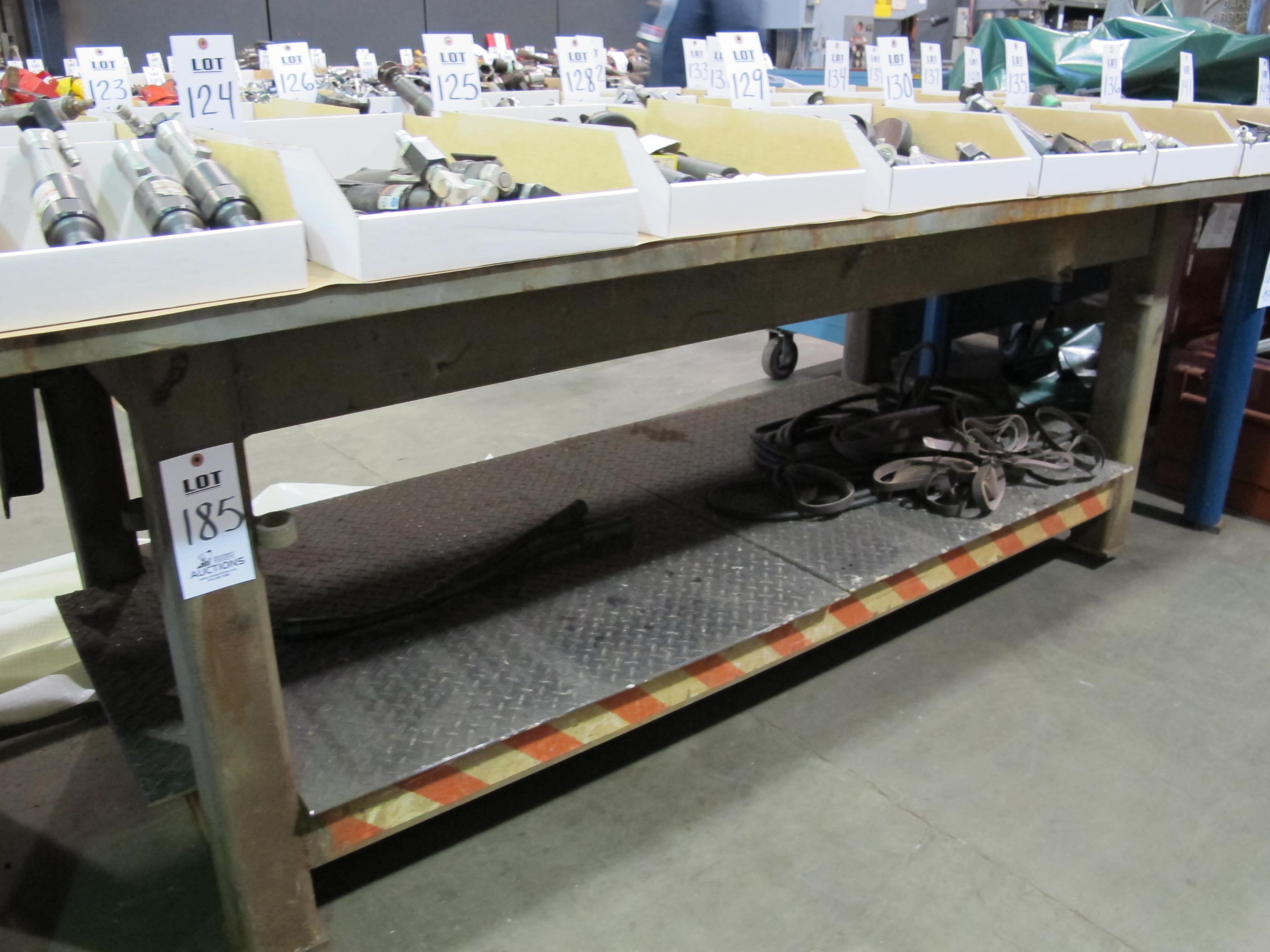 8'X4'X1 1/4" WELDING TABLE (T-10) LOADING & HANDLING FEE $100-185