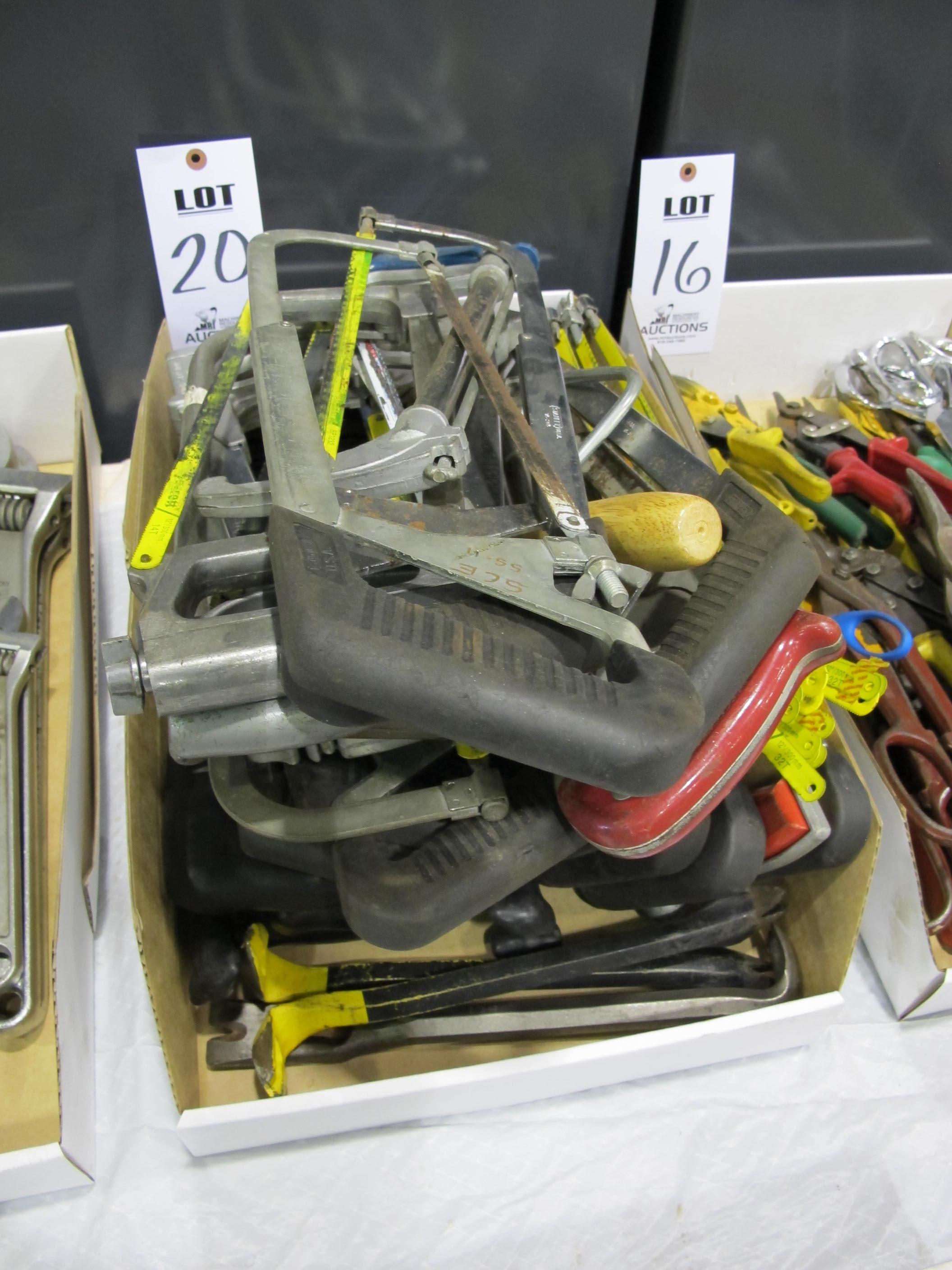LOT ASST'D HAND SAWS (T-10) LOADING & HANDLING FEE $10-20
