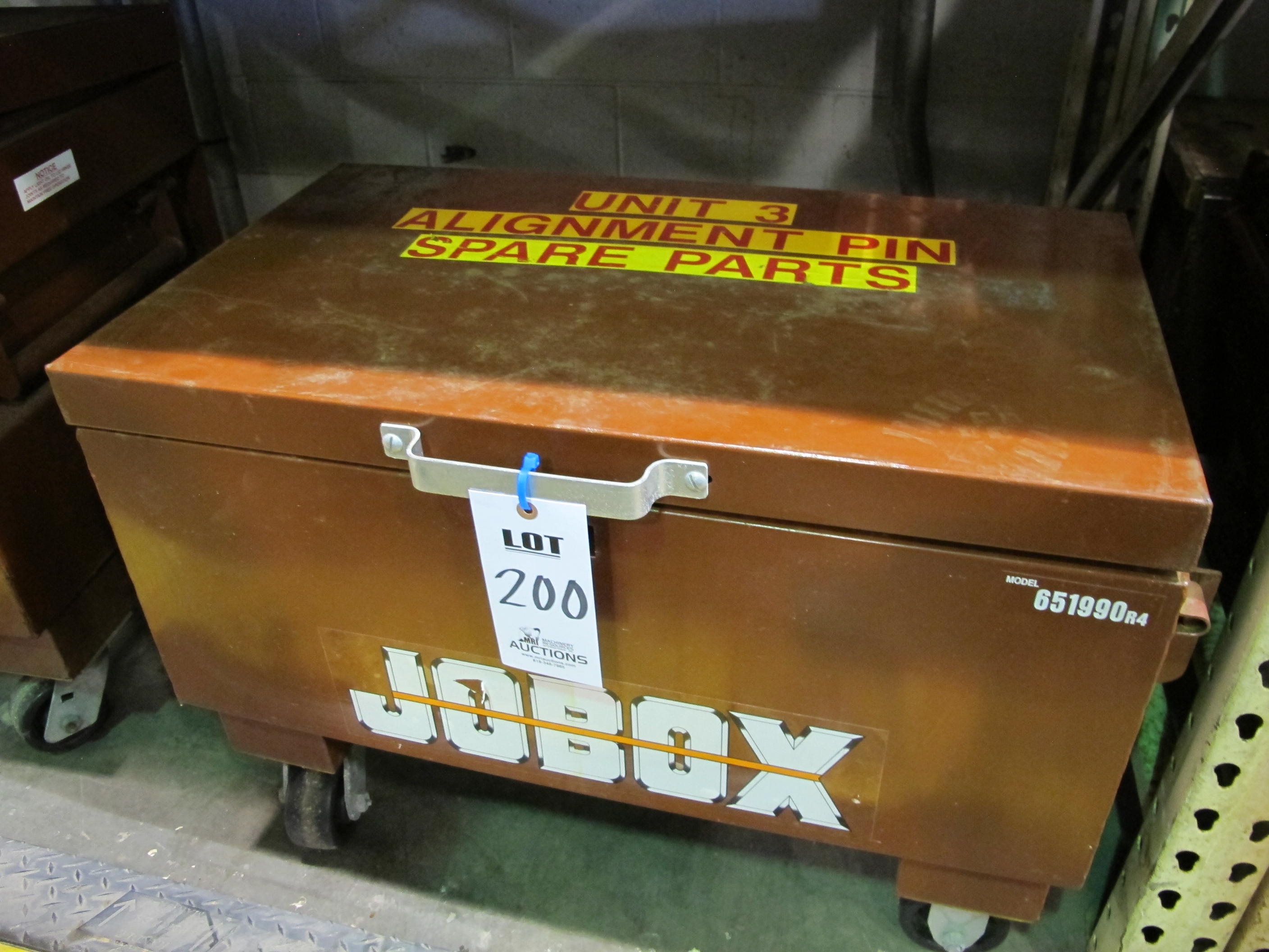 PORTABLE JOB BOX W/ CONTENTS (T-10) LOADING & HANDLING FEE $50-200