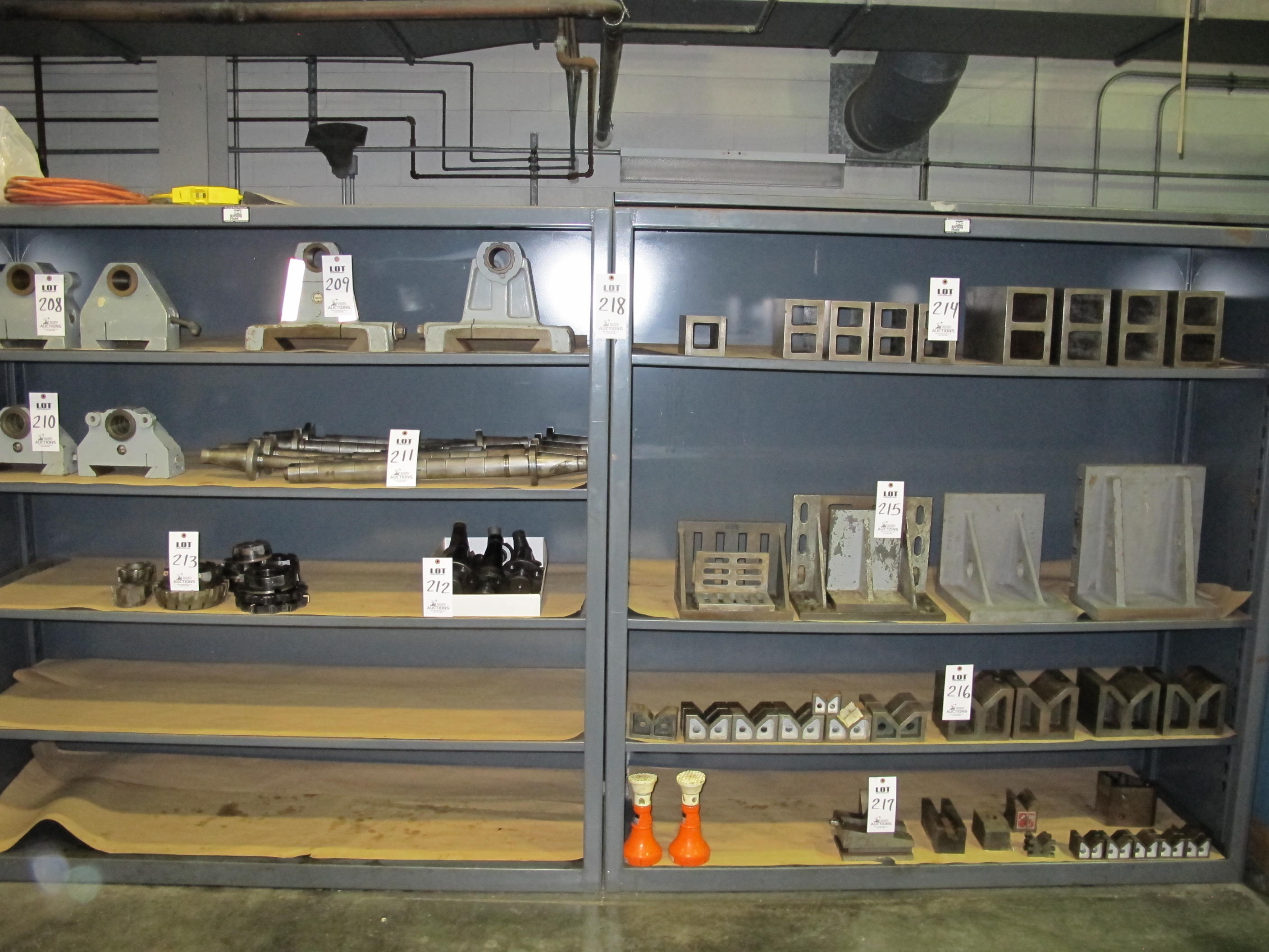 LOT (2) HEAVY DUTY SHELVING UNITS (T-10) LOADING & HANDLING FEE $100-218