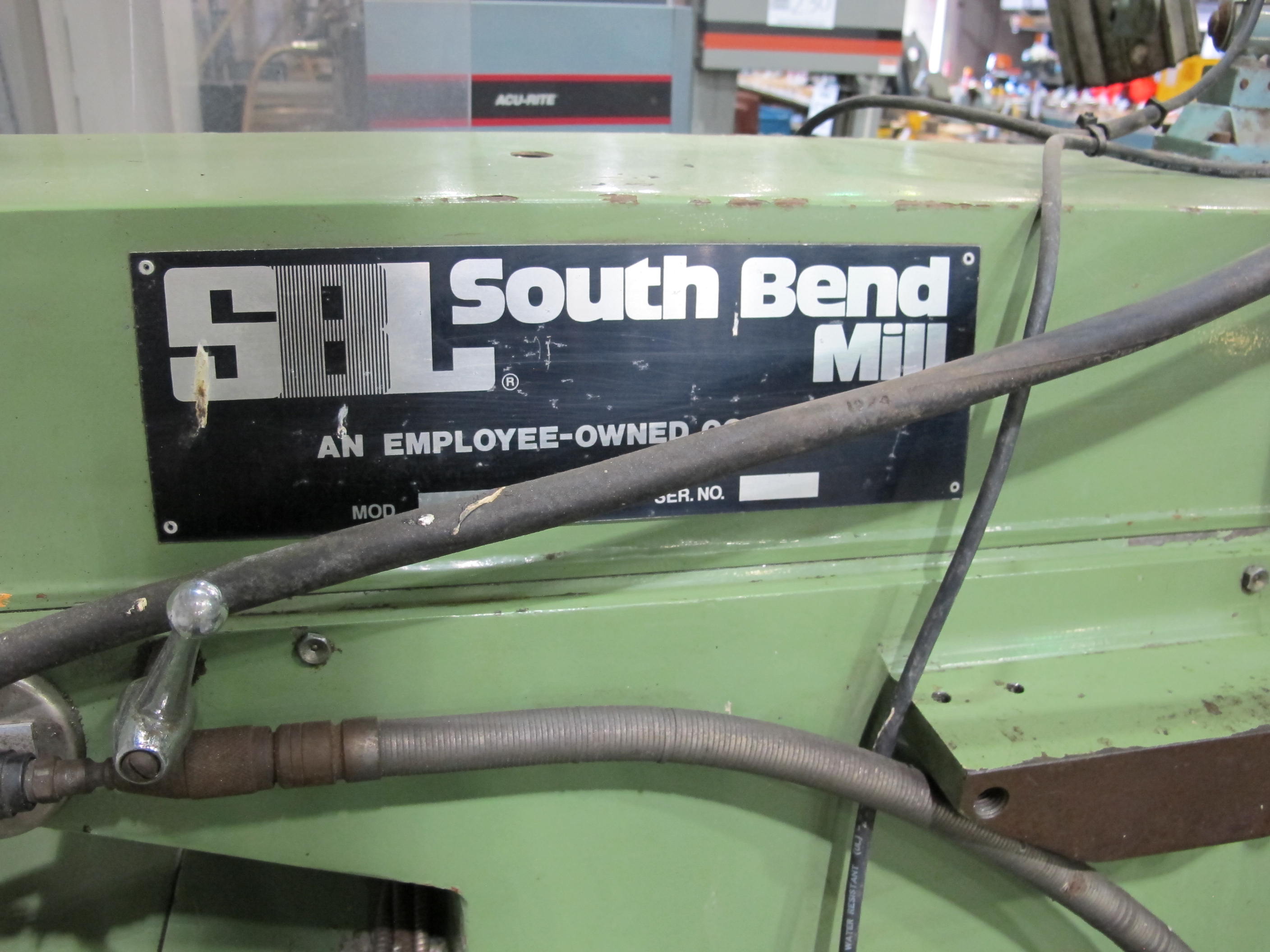 PROMILL MODEL AC-4KV VERTICAL MILL, 54"X17" TABLE, S/N 021506 (T-10) LOADING & HANDLING FEE $300-222