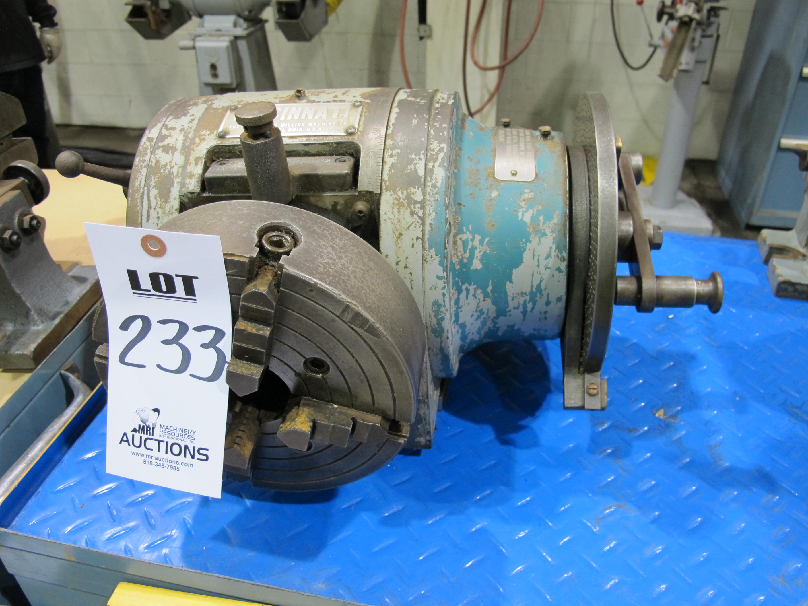 CINCINNATI INDEXER HEAD (T-10) LOADING & HANDLING FEE $25-233