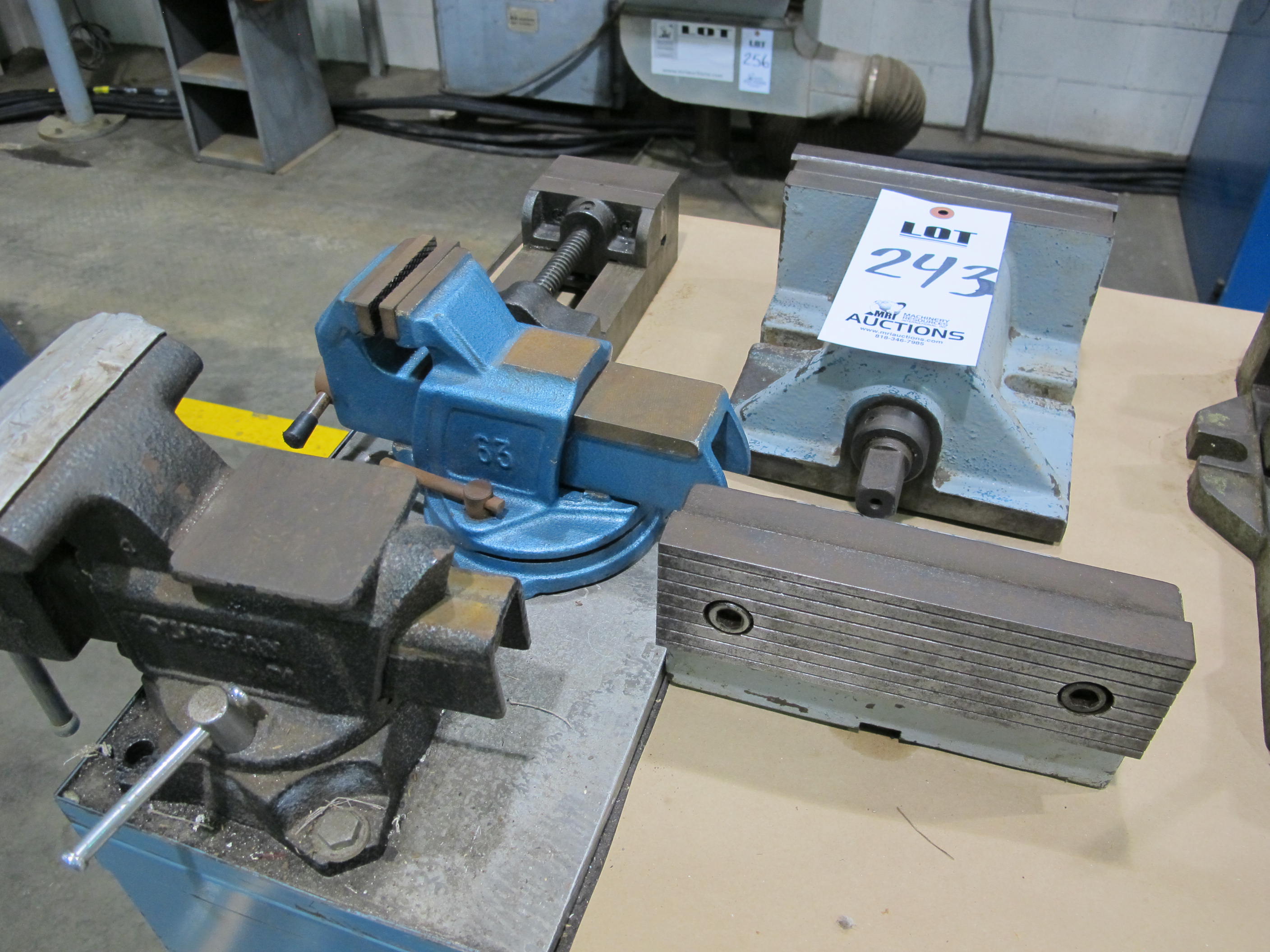 LOT (4) ASST'D VISES (T-10) LOADING & HANDLING FEE $25-243