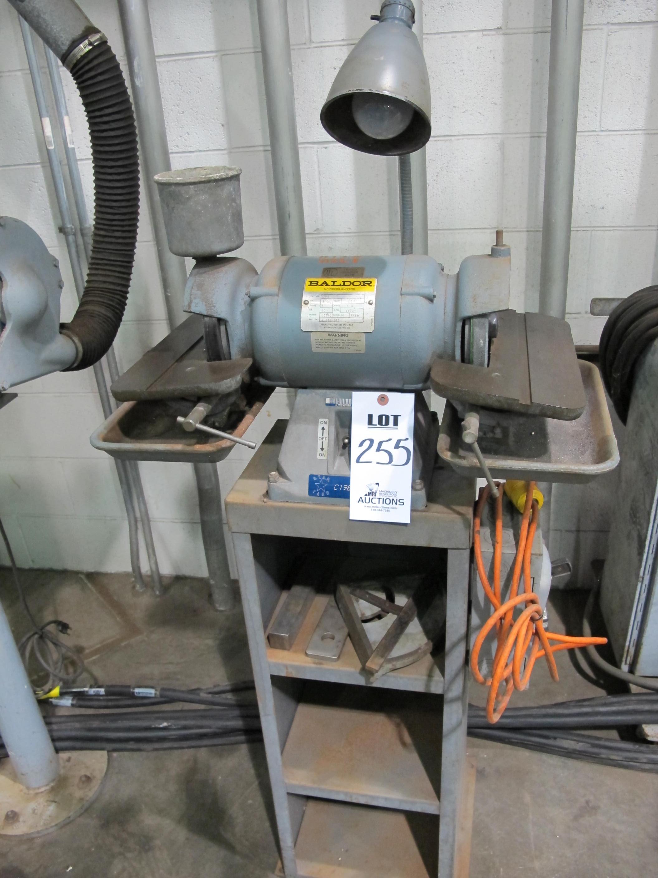 BALDOR MODEL 500 DIAMOND WHEEL DOUBLE END GRINDER S/N A-559-343 (T-10) LOADING & HANDLING FEE $50-255