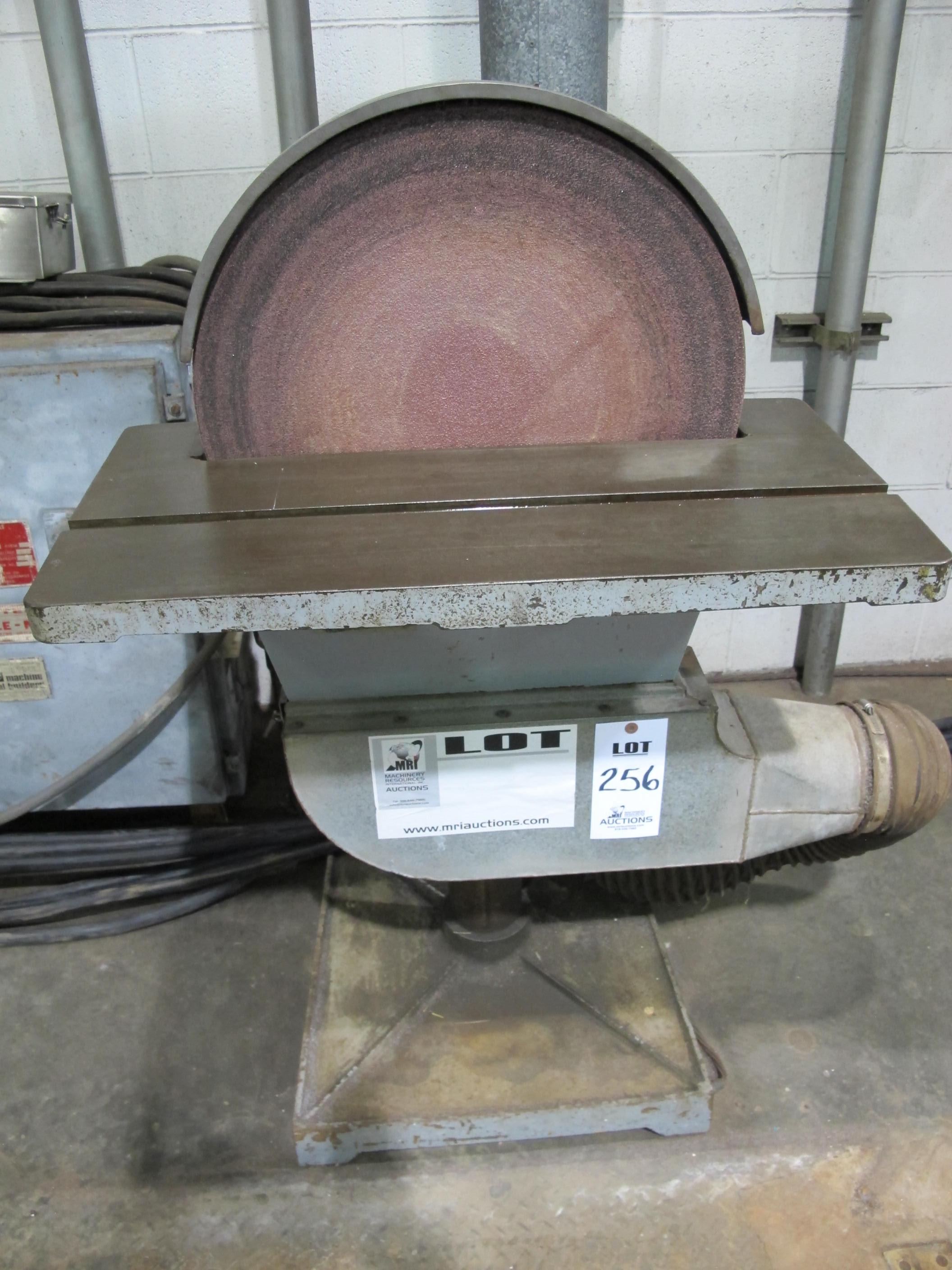 HEAVY DUTY 20" DISC SANDER S/N 10205 (T-10) LOADING & HANDLING FEE $50-256