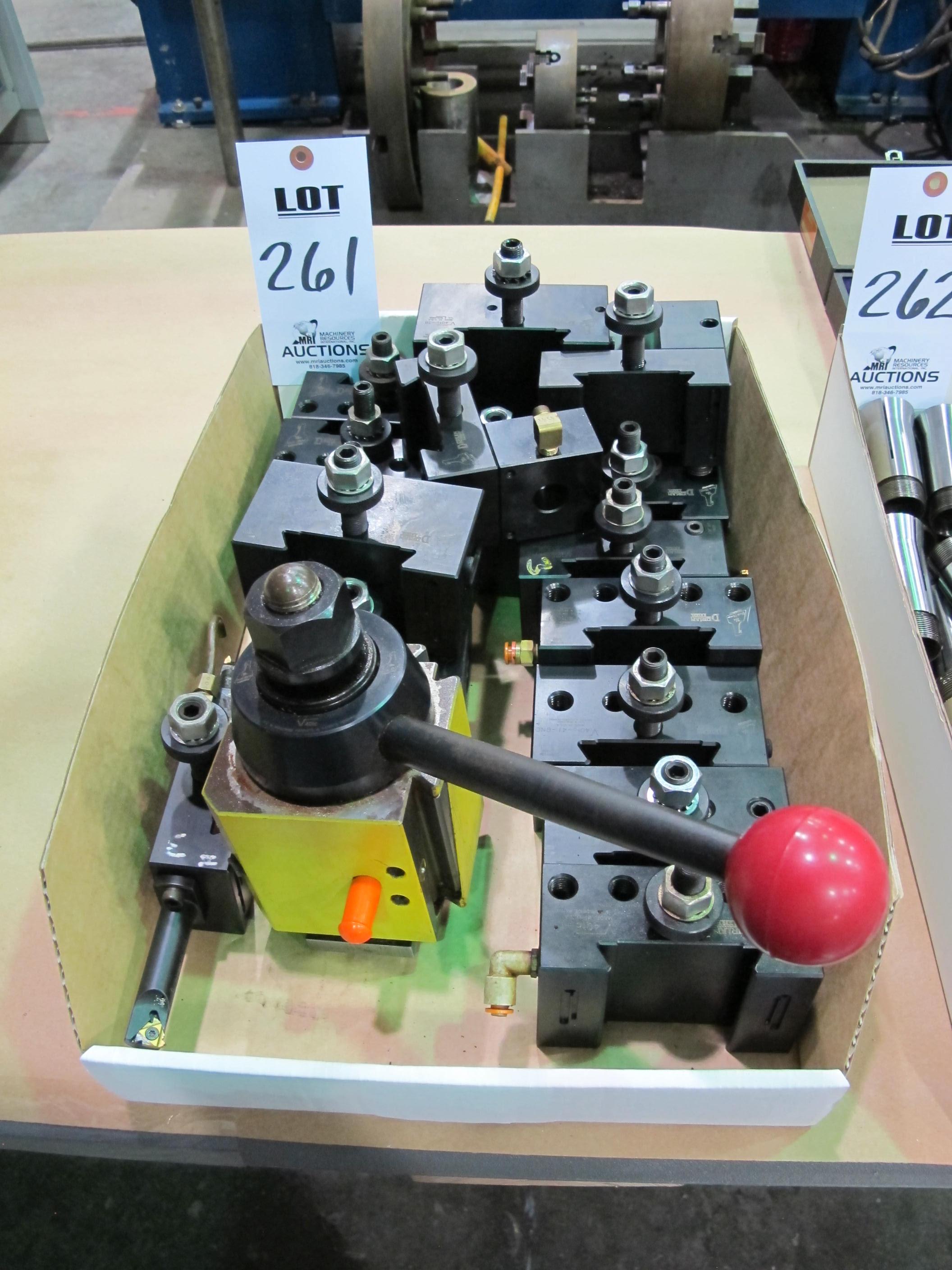 LOT TOOL POSTS W/ TOOL HOLDERS (T-10) LOADING & HANDLING FEE $25-261