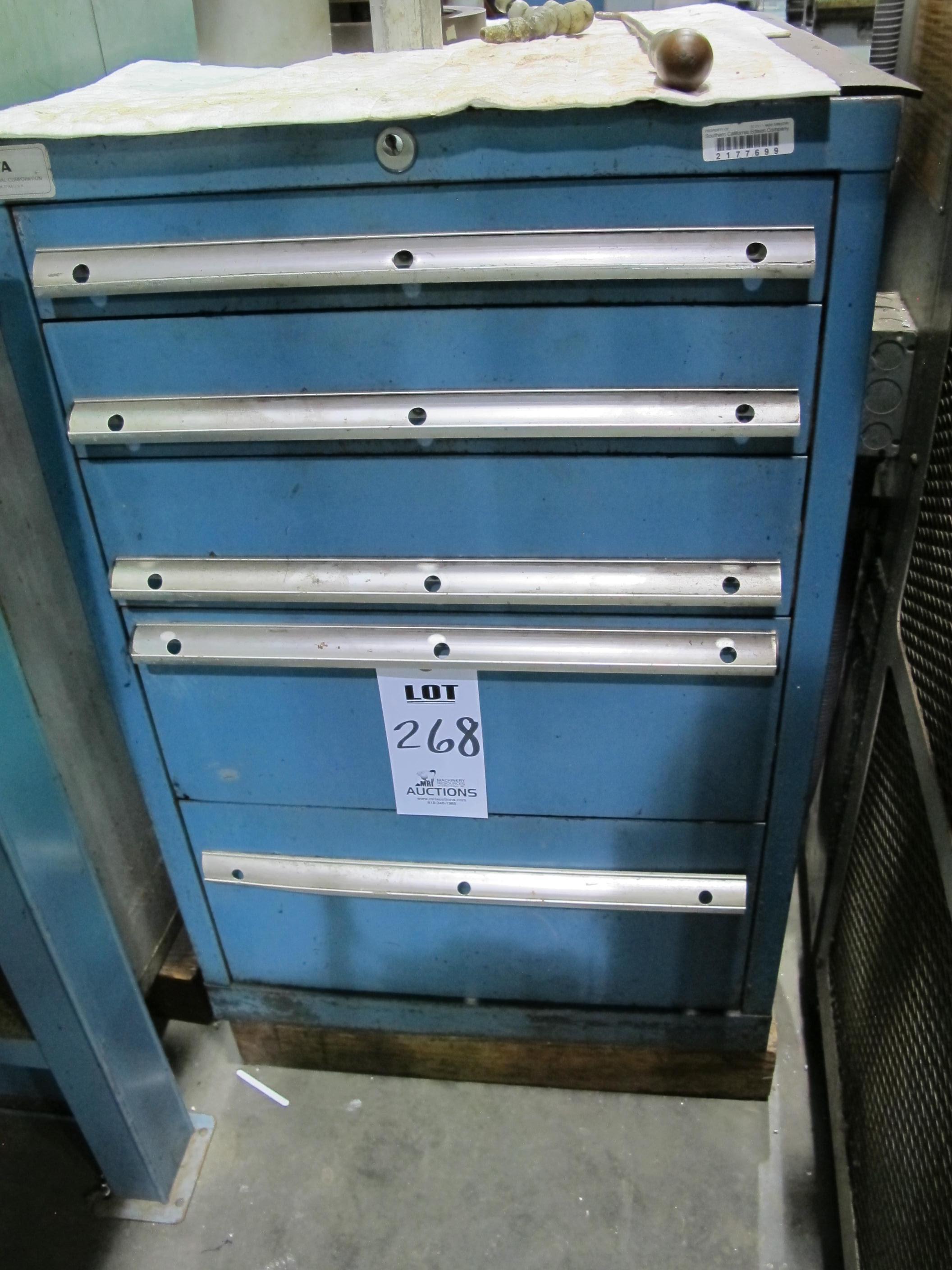 LISTA 5-DRAWER TOOL CABINET W/ CONTENTS (T-10) LOADING & HANDLING FEE $50-268
