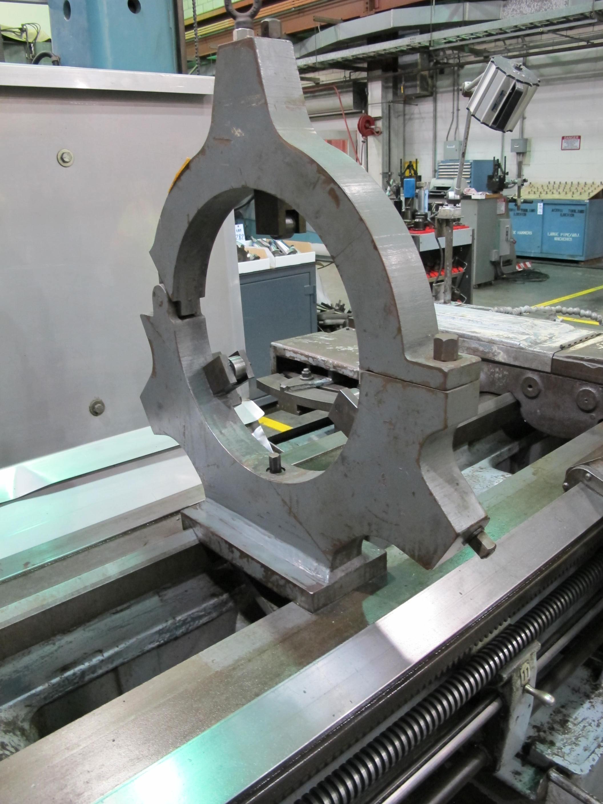 LEBLOND 2516 HEAVY DUTY ENGINE LATHE, 28" X 150" CC, 11.75" SWING OVER CROSS SLIDE, 10" 4 JAW CHUCK, 4" HOLE THRU, 22.4-1120 RPM, TAPER ATTACHMENT, (2) STEADY REST, THREADING, COOLANT SYSTEM, SONY DRO, S/N 3NFI1288 (T-10) LOADING & HANDLING FEE $550-276