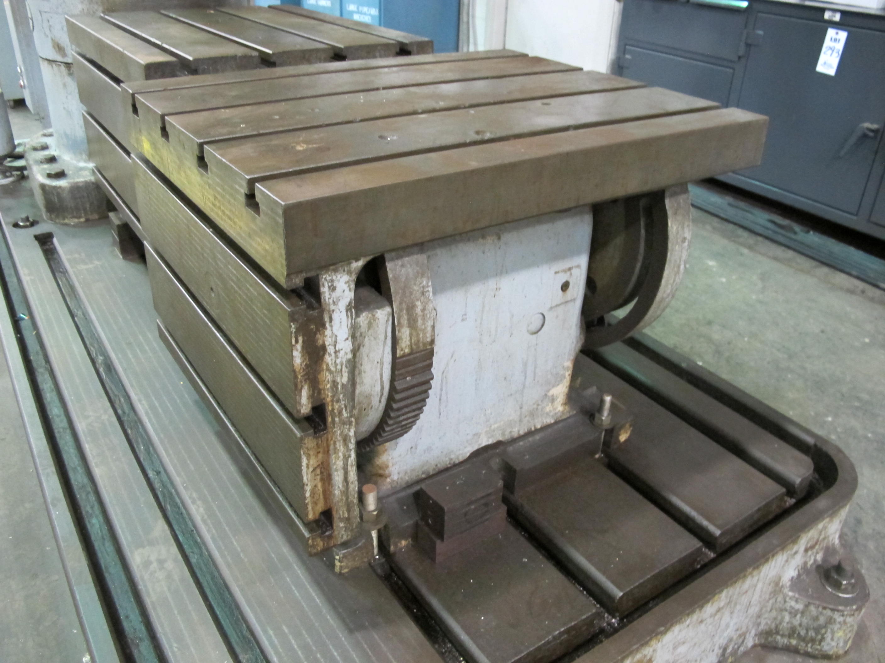 CARLTON RADIAL ARM DRILL, 6' ARM, 17" COLUMN, TILTING BOX TABLE, S/N 4A-5816 (T-10) LOADING & HANDLING FEE $1,250-288