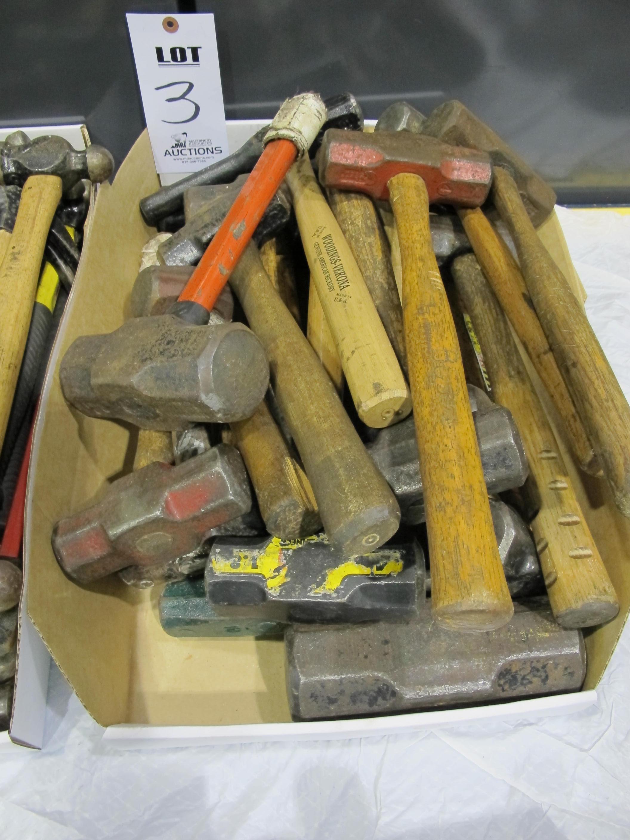 LOT ASST'D HAMMERS (T-10) LOADING & HANDLING FEE $10-3