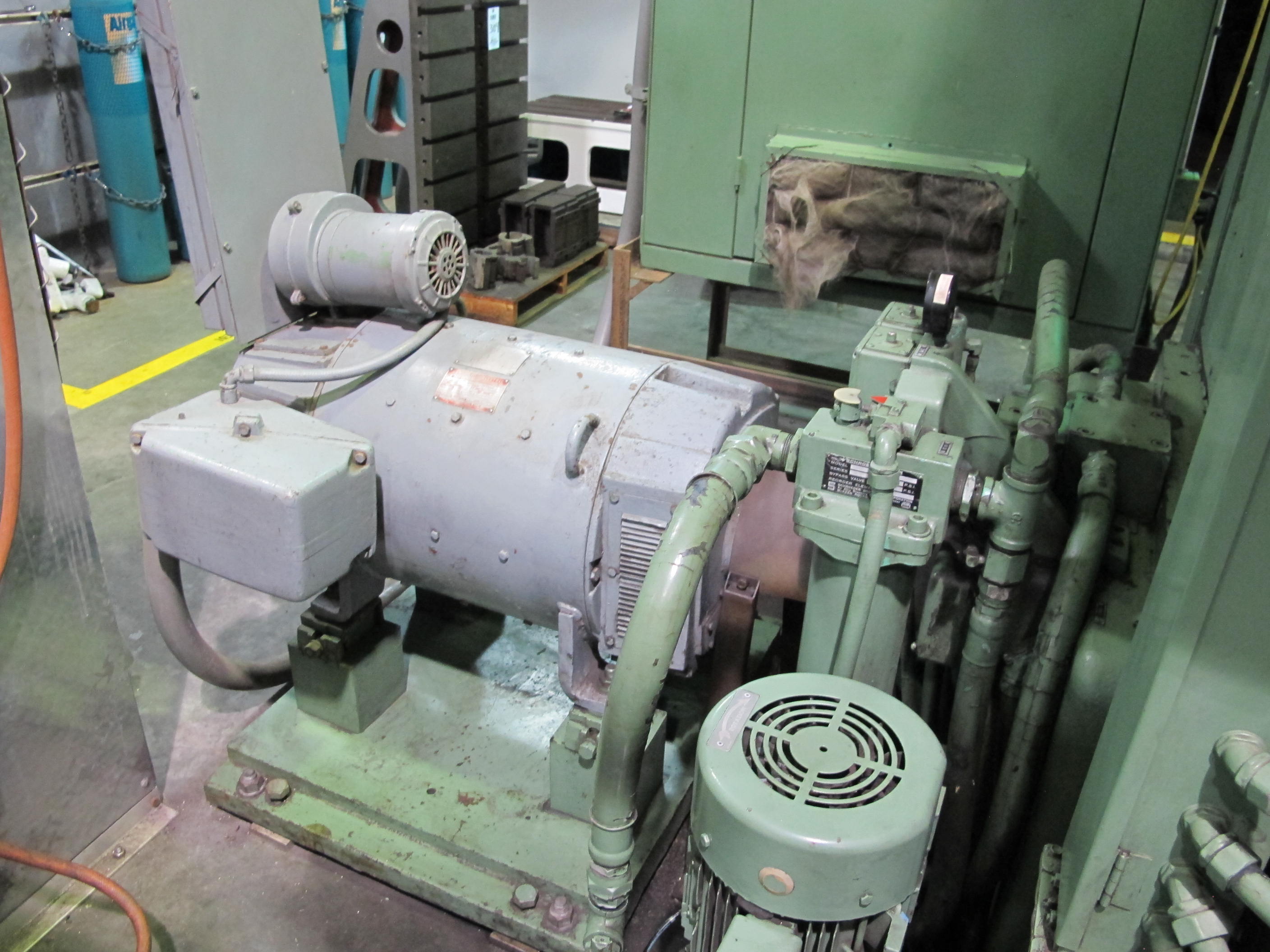 1988 BULLARD DYNATROL VERTICAL HIGH COLUMN TURRET LATHE, 46" ROTARY 4-JAW POWER CHUCK, MAX TURNING DIAMETER W/SIDE HEAD: 58", MAX TURNING HEIGHT UNDER RAIL: 64", 5-POSITION SWIVEL HEAD, SIDE HEAD, TWO RANGE HEAD STOCK, SCAN-O MATIC TRACER, PENDANT CONTROL, 50 HP, ACCU-RITE DRO, S/N 33056 (T-10) LOADING & HANDLING FEE $8,500-301