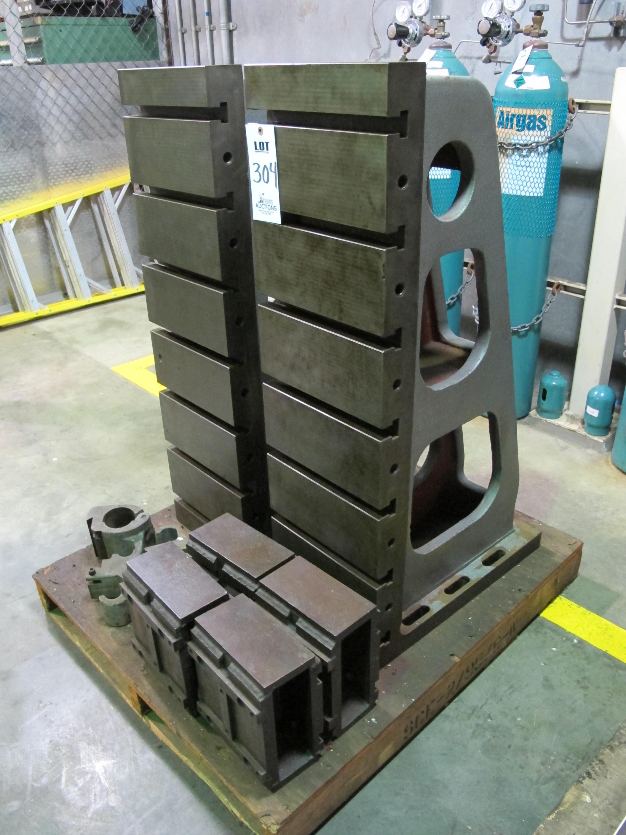 LOT (2) ANGLE PLATES (T-10) LOADING & HANDLING FEE $50-304