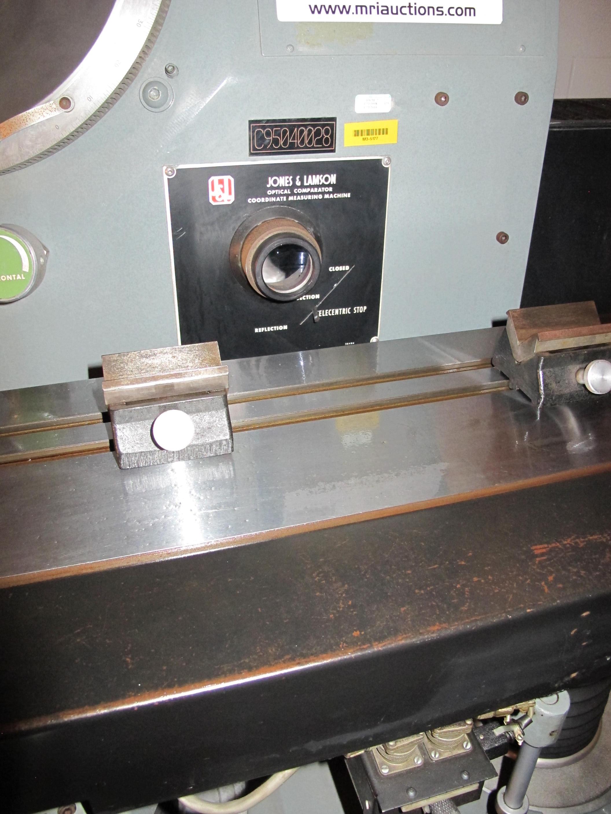 JONES & LAMSON OPTICAL COMPARATOR S/N E58070 (T-10) LOADING & HANDLING FEE $300-313