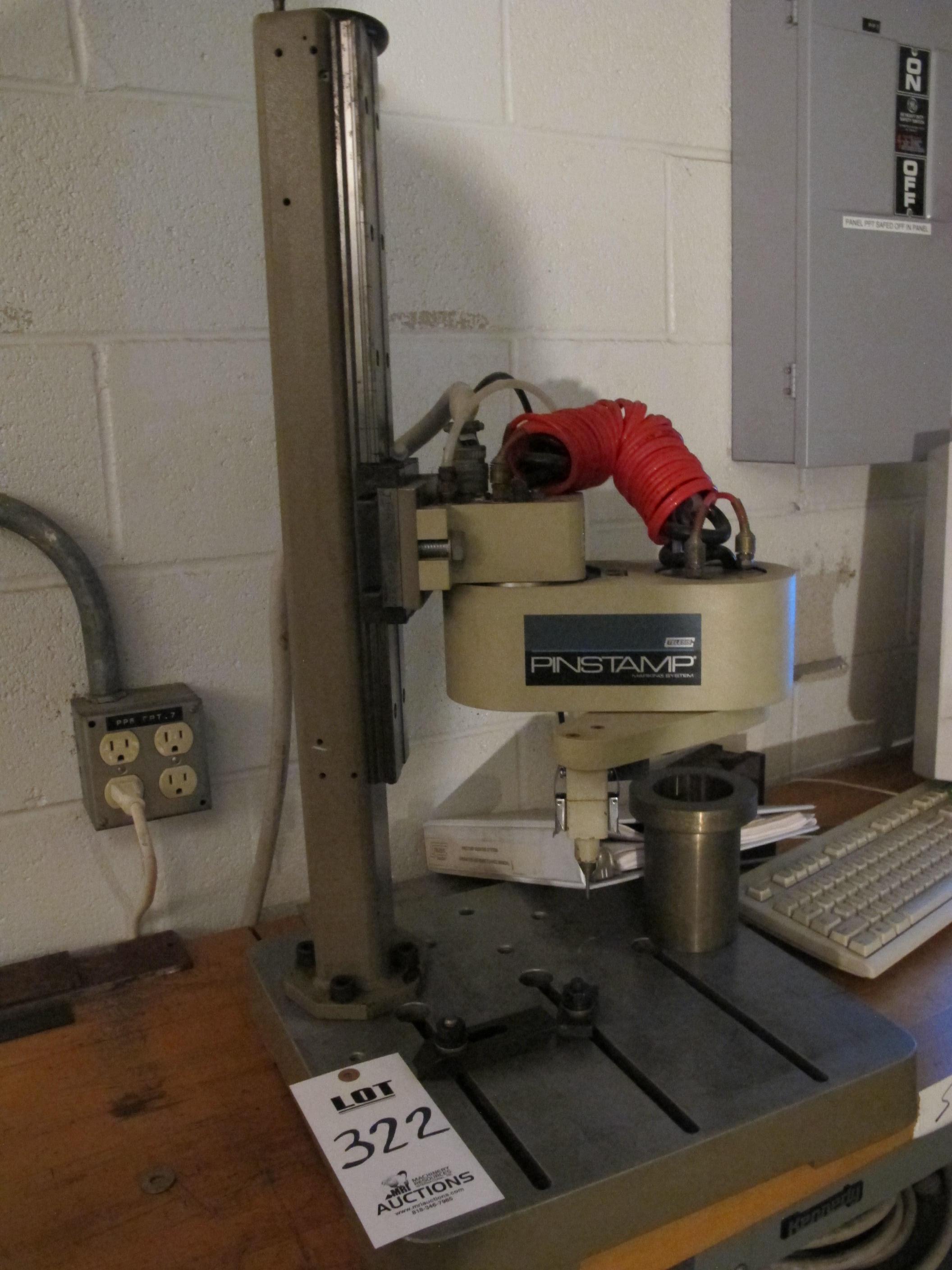 PINSTAMP MANUAL ENGRAVING MACHINE (T-10) LOADING & HANDLING FEE $25-322