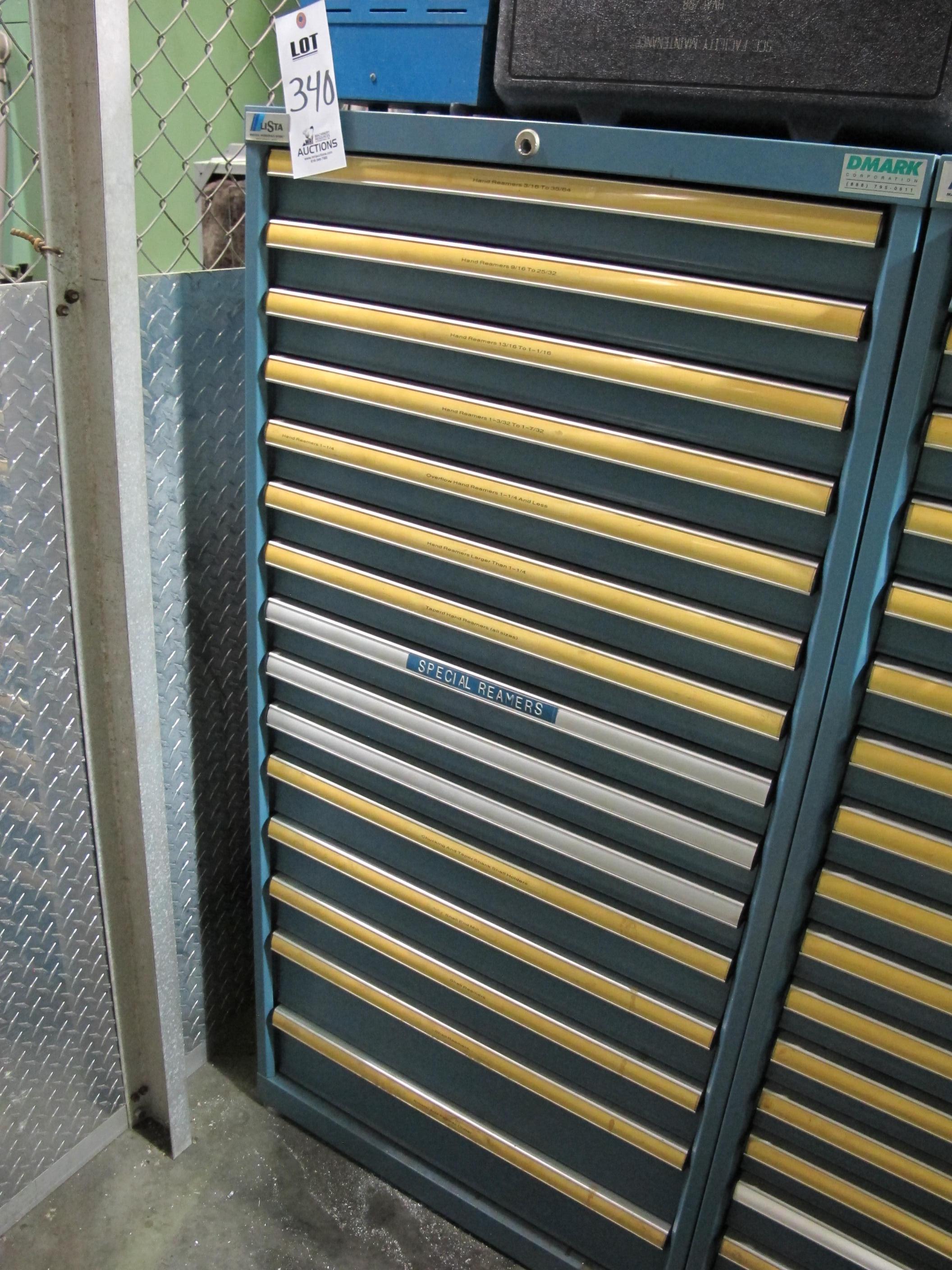 LISTA 18-DRAWER TOOL CABINET W/CONTENTS (T-10) LOADING & HANDLING FEE $50-340