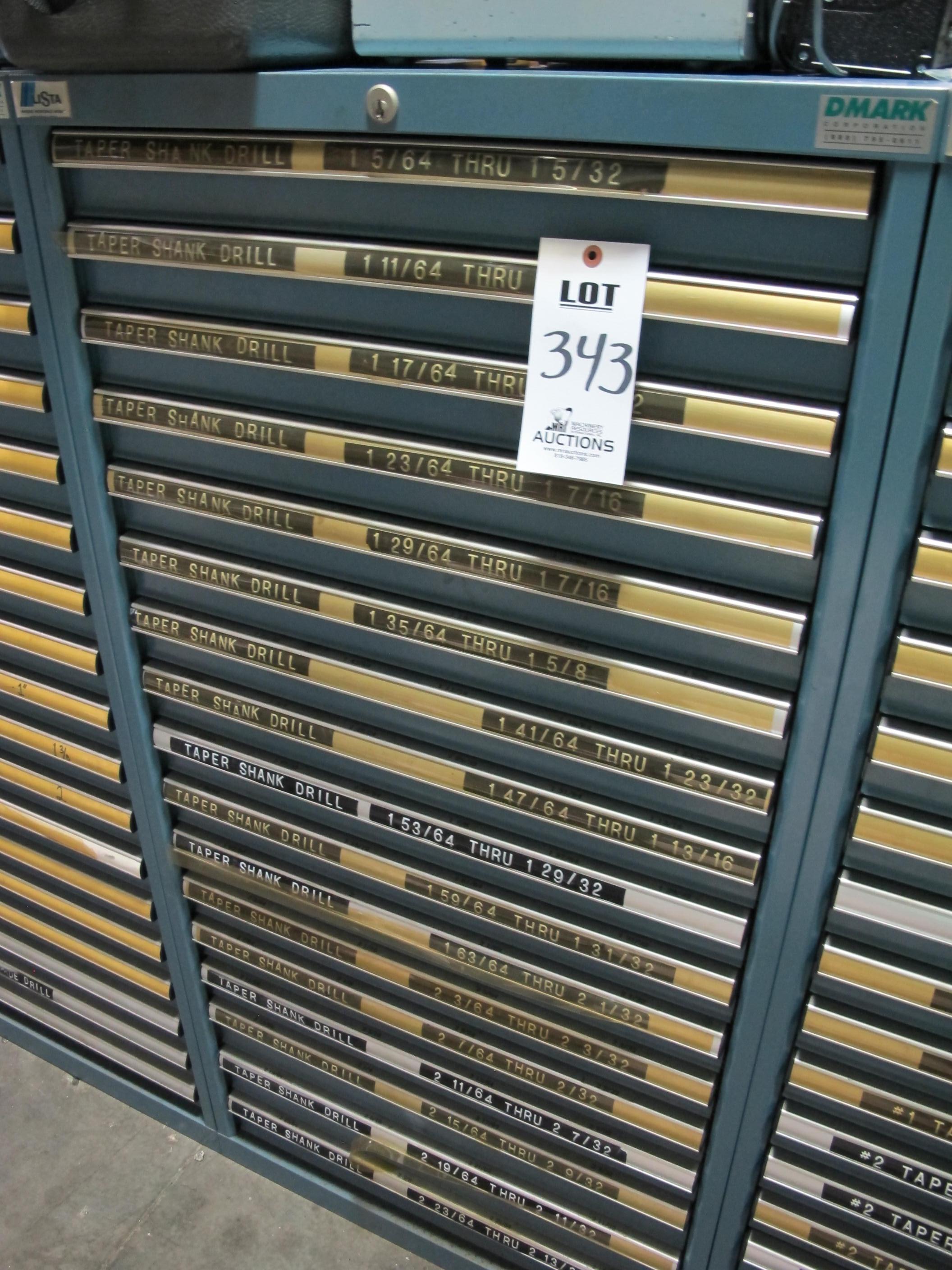 LISTA 17-DRAWER TOOL CABINET W/CONTENTS (T-10) LOADING & HANDLING FEE $50-343