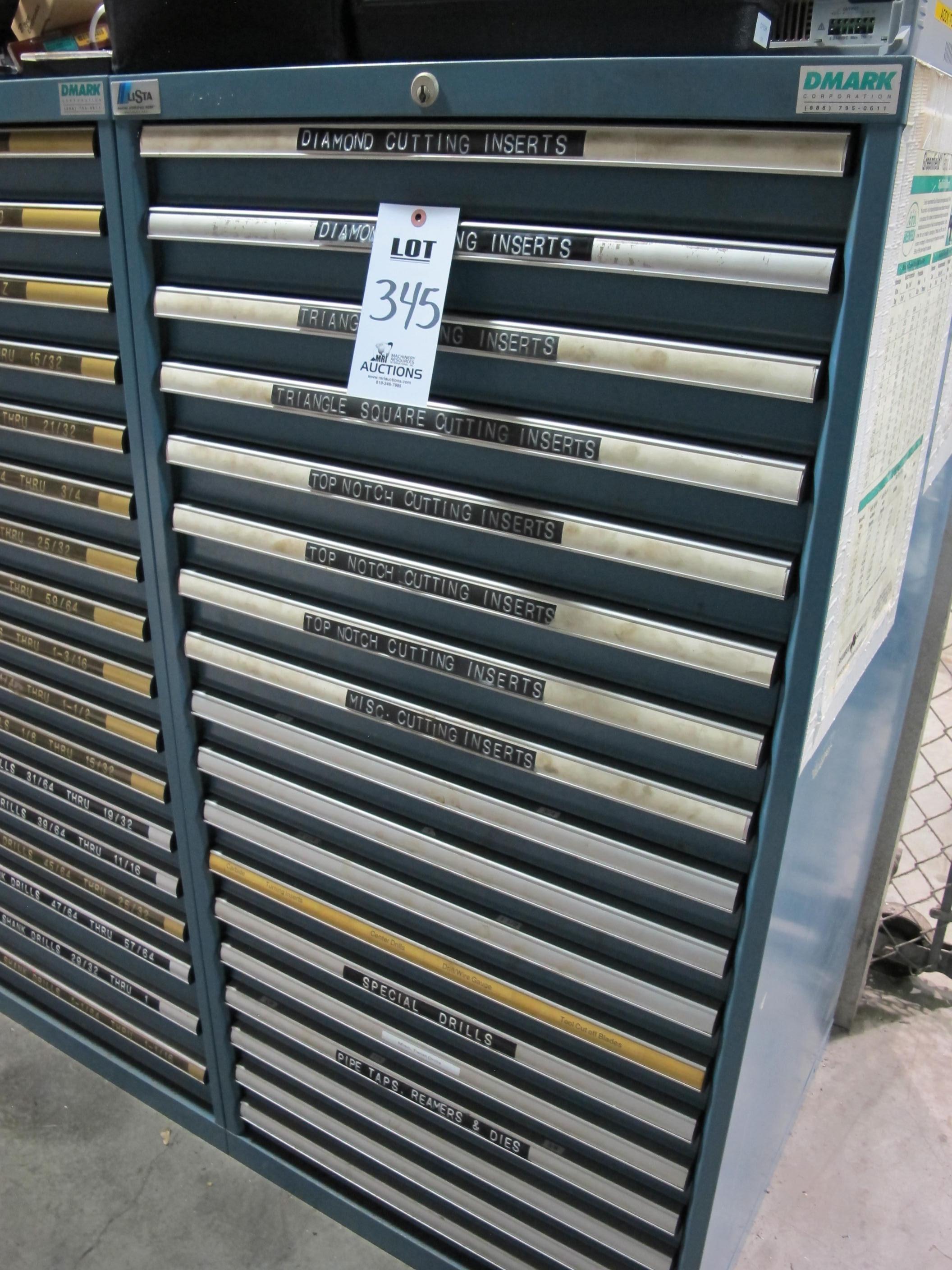 LISTA 18-DRAWER TOOL CABINET W/CONTENTS (T-10) LOADING & HANDLING FEE $50-345