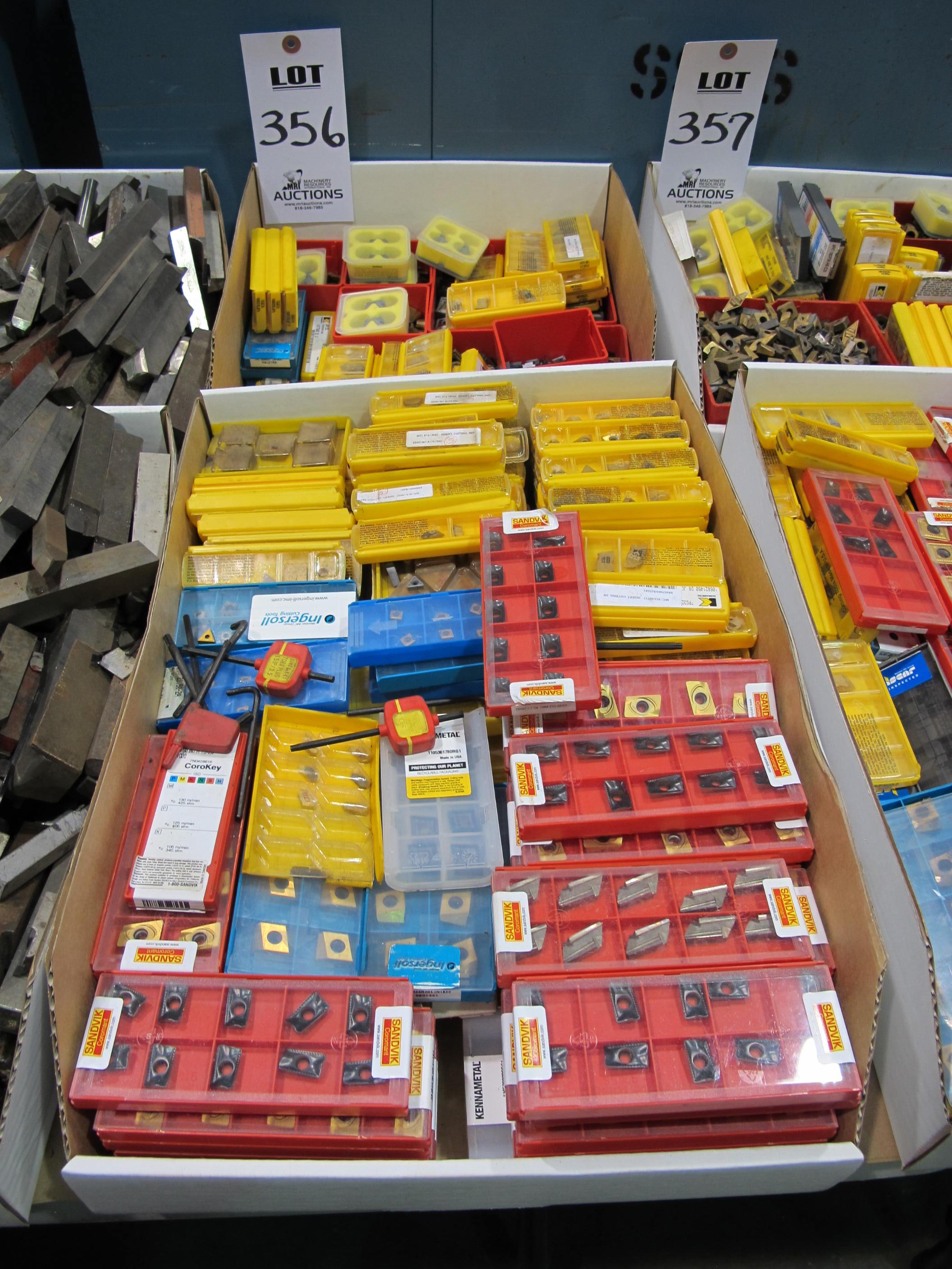 LOT ASST'D CARBIDE INSERTS (T-10) LOADING & HANDLING FEE $25-356
