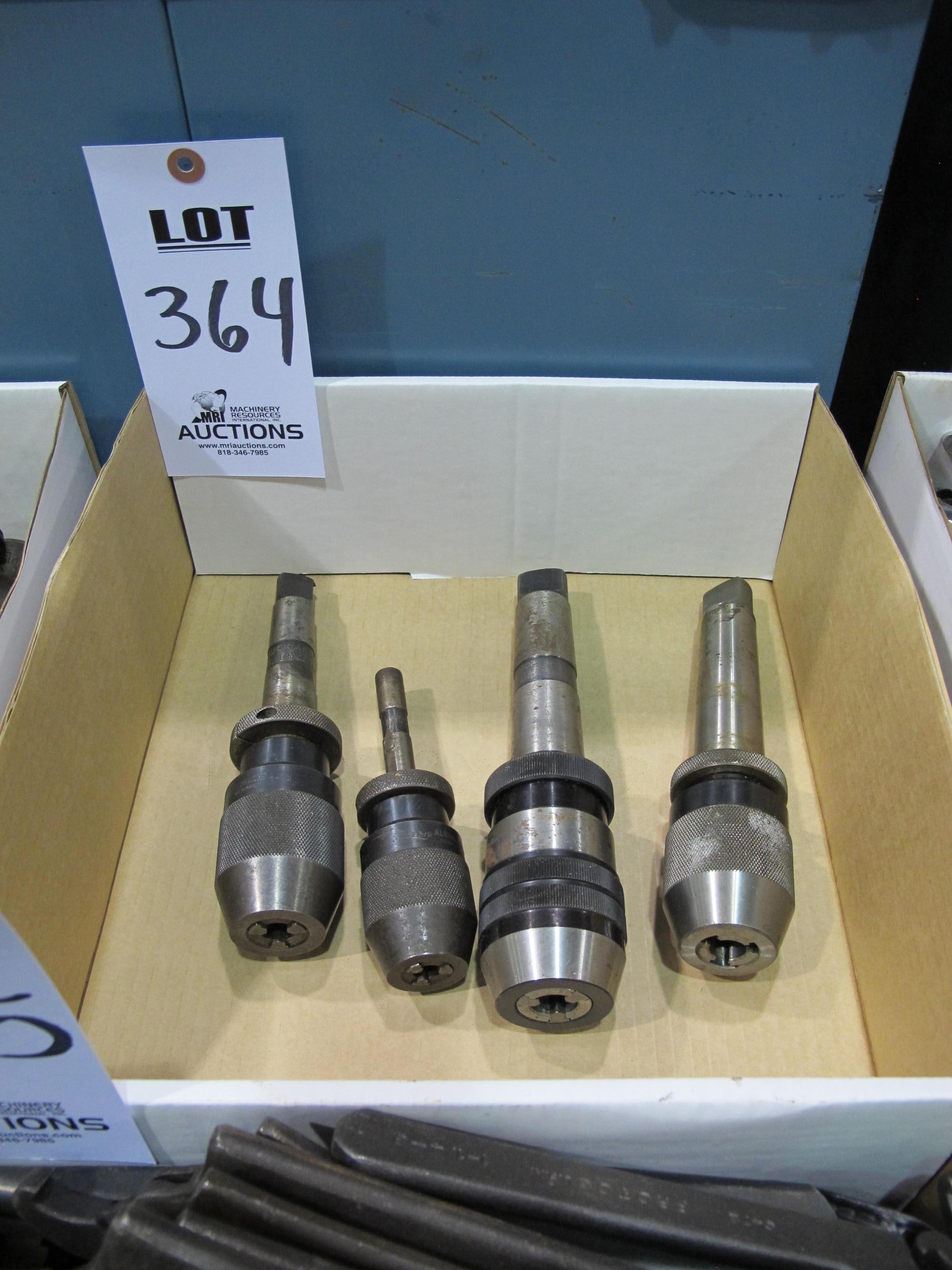 LOT (4) DRILL CHUCKS (T-10) LOADING & HANDLING FEE $10-364
