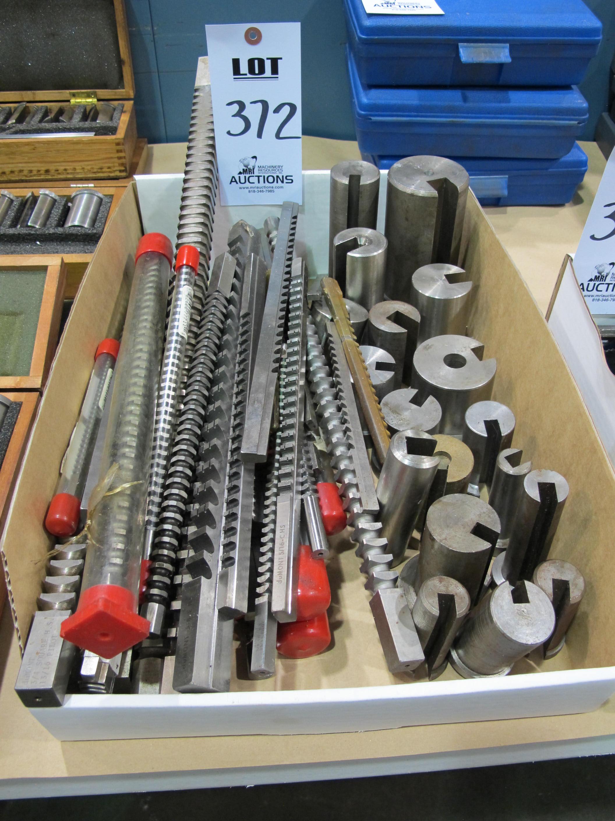 LOT (4) SETS KEYWAY BROACHES (T-10) LOADING & HANDLING FEE $10-372