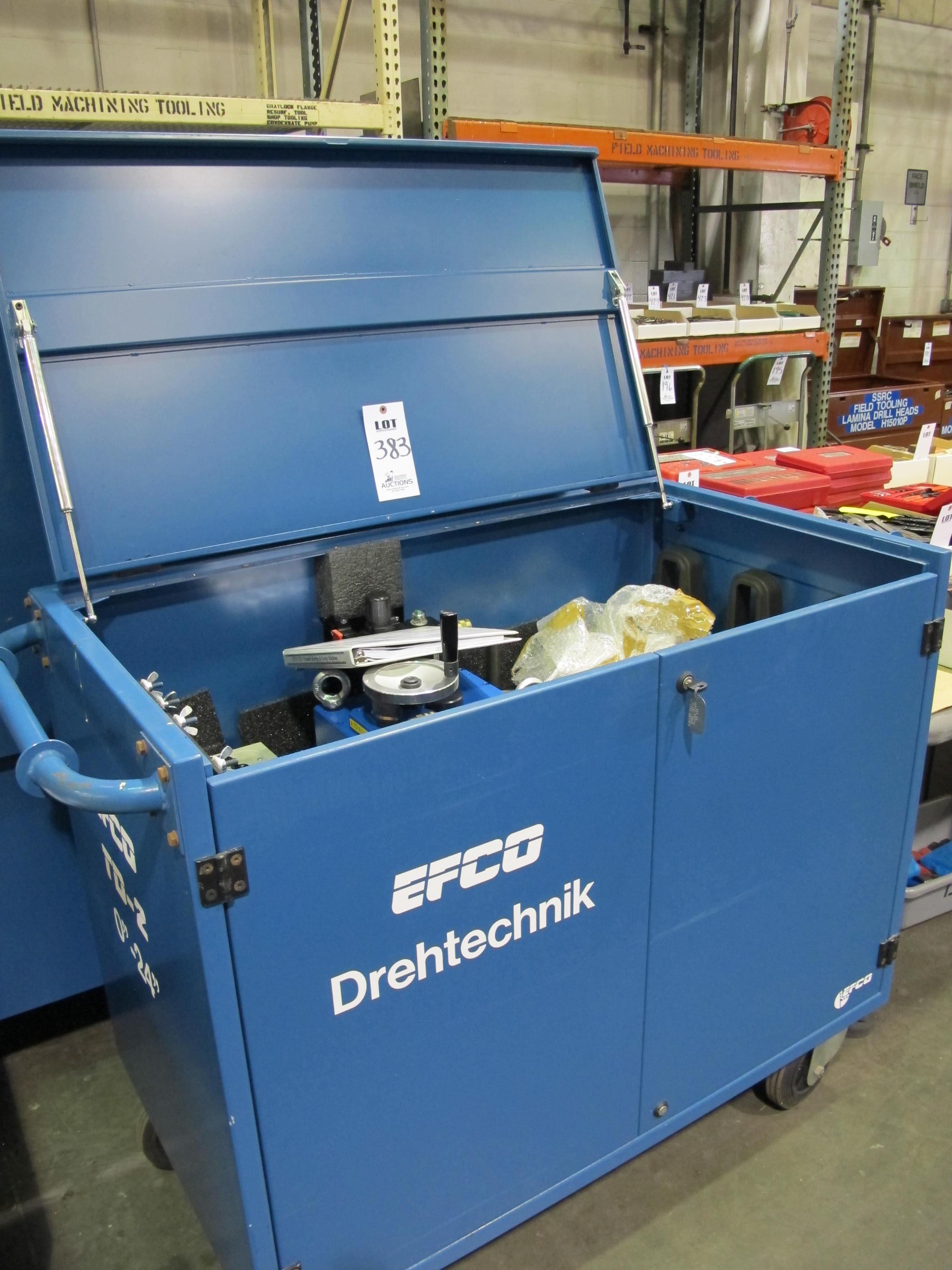 EFCO MODEL EFCO-TD PORTABLE BORING & FACING MACHINE (T-10) LOADING & HANDLING FEE $50-383