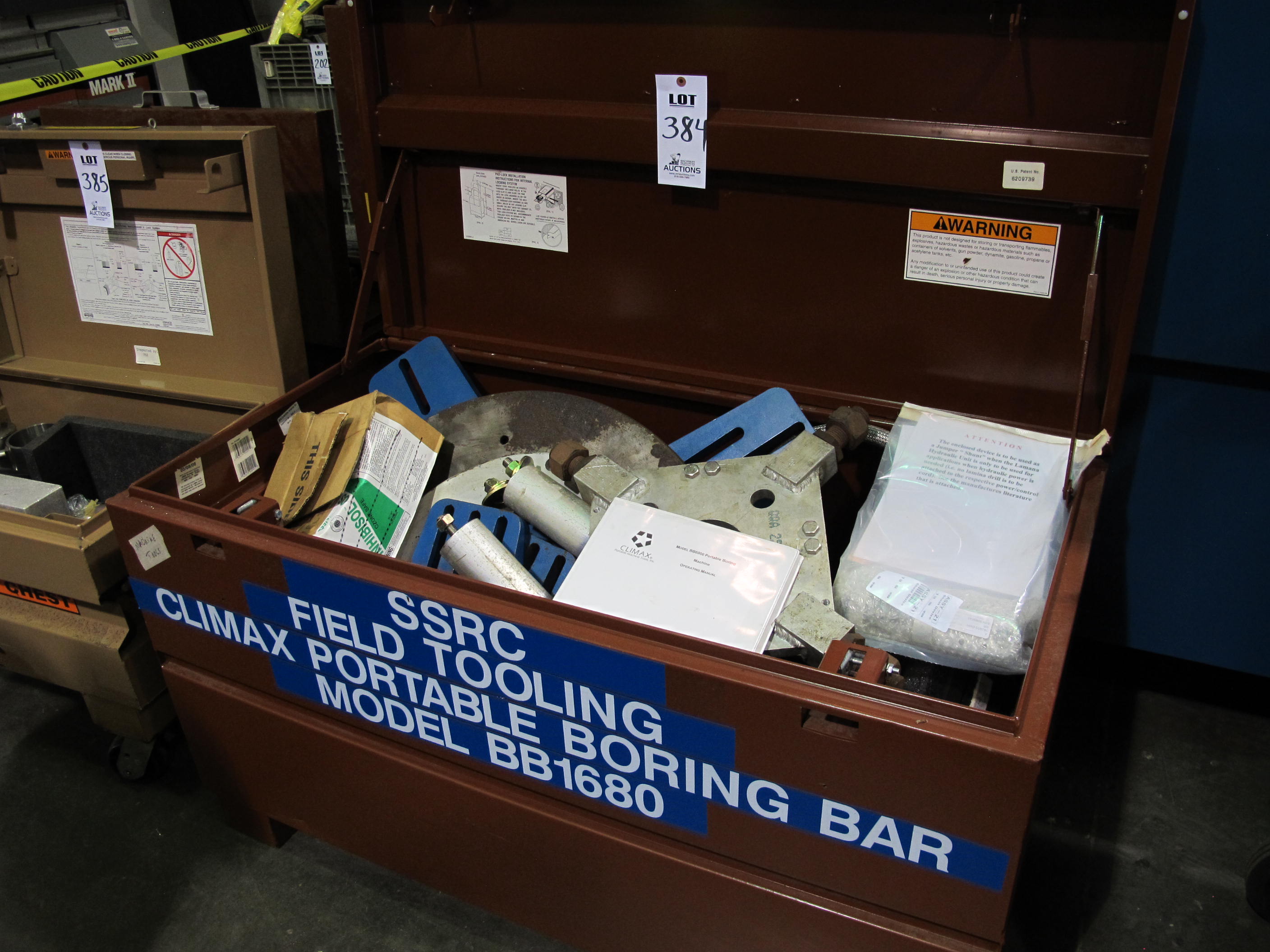 CLIMAX PORTABLE BORING BARS MODEL BB1680 (T-10) LOADING & HANDLING FEE $50-384