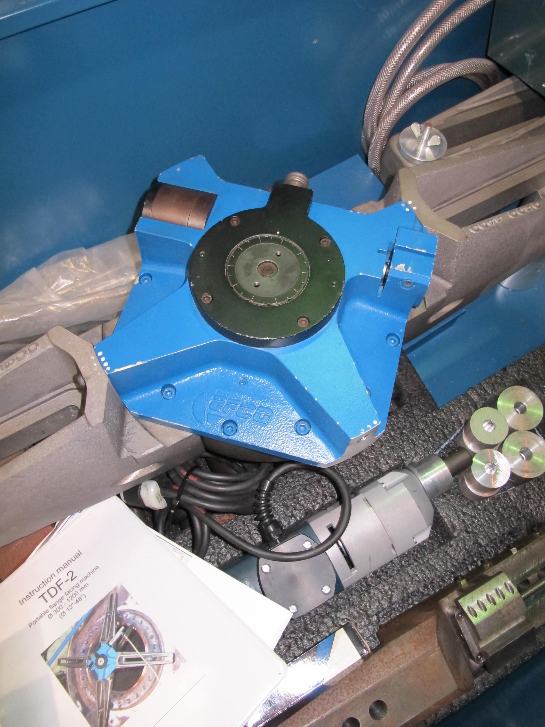 EFCO MODEL TDF-2 PORTABLE FLANGE FACING MACHINE S/N 08.520.0044 (T-10) LOADING & HANDLING FEE $50-388