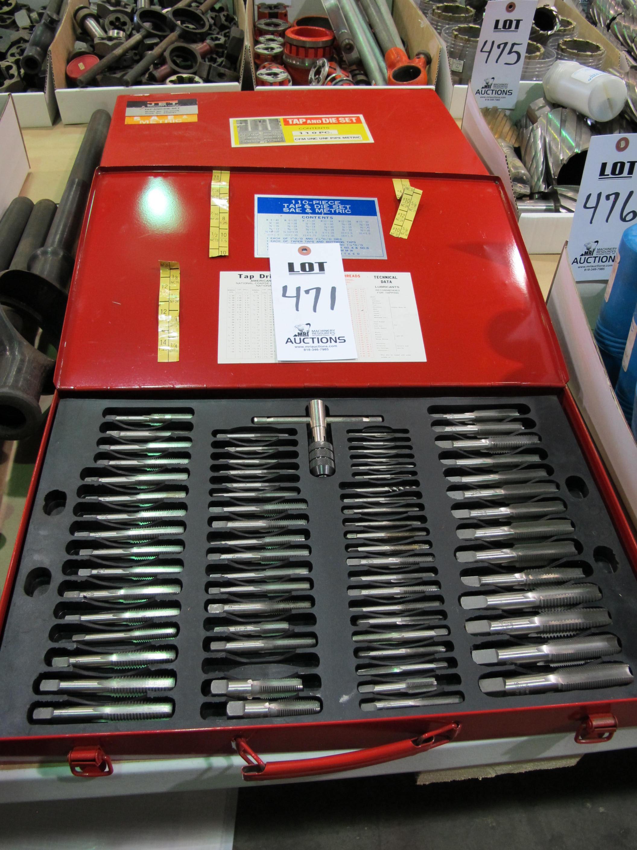 LOT (3) TAP & DIE SETS (T-10) LOADING & HANDLING FEE $10-471