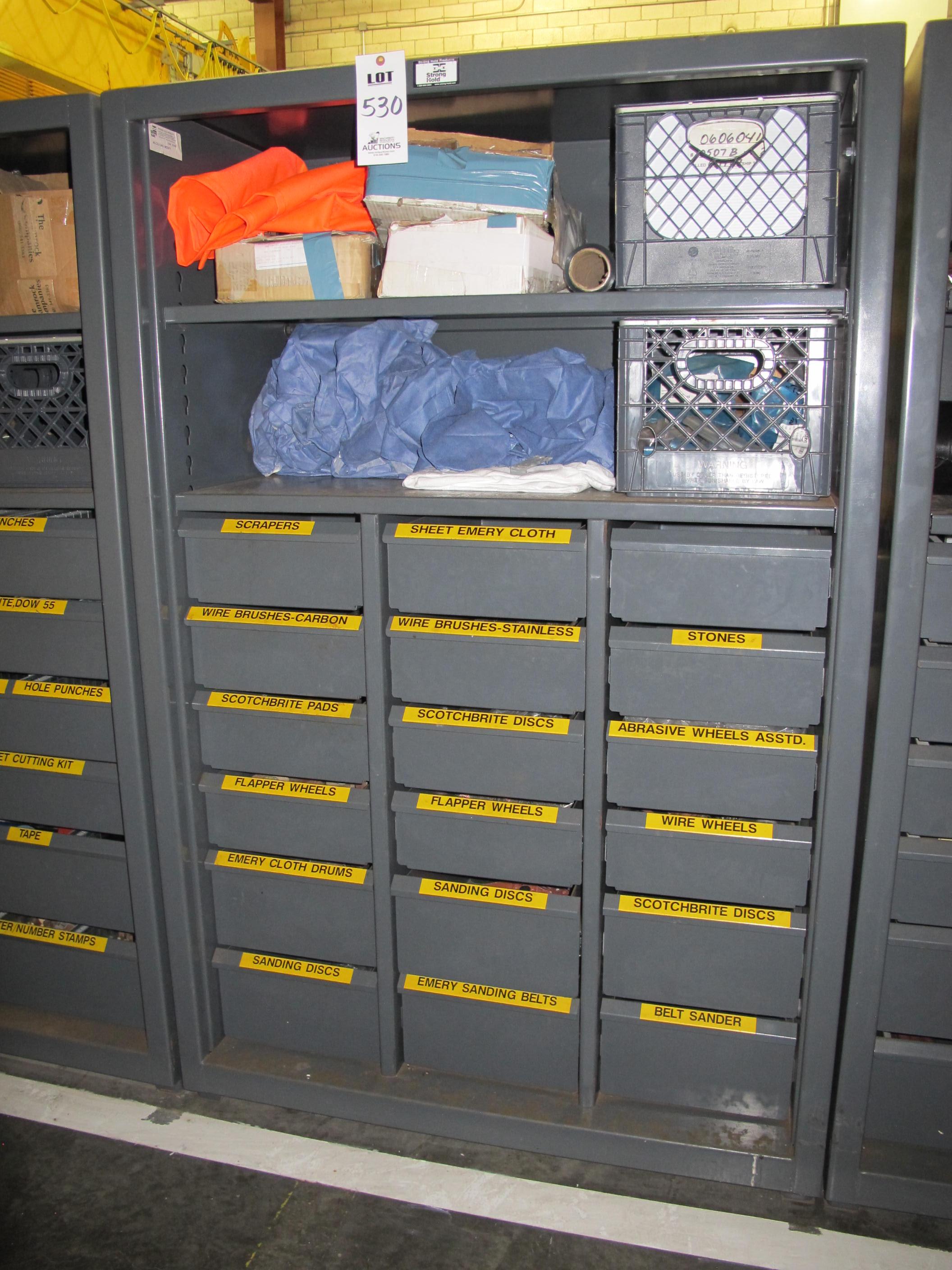 STRONG HOLD 18-DRAWER STORAGE CABINET W/ 2 SHELVES (T-10) LOADING & HANDLING FEE $50-530