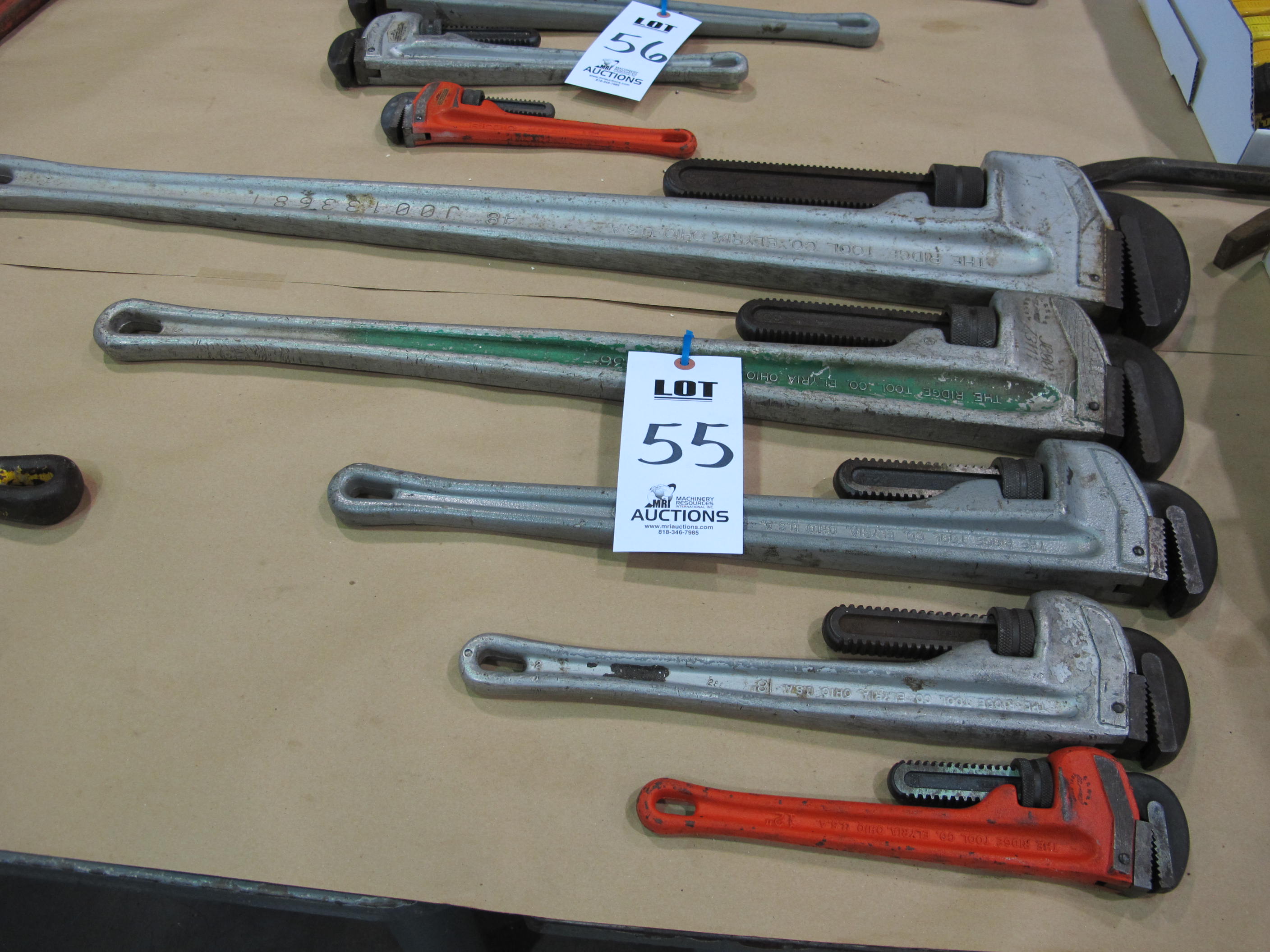LOT (5) ASST'D WRENCHES (T-10) LOADING & HANDLING FEE $10-55