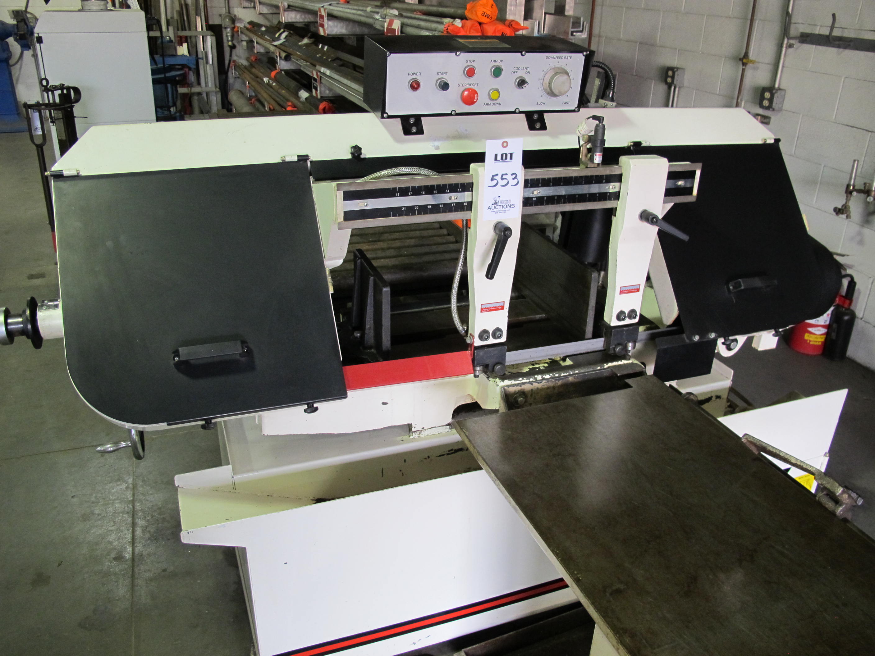 JET MODEL HBS-1321W HORIZONTAL BAND SAW S/N 0703225 (T-10) LOADING & HANDLING FEE $300-553