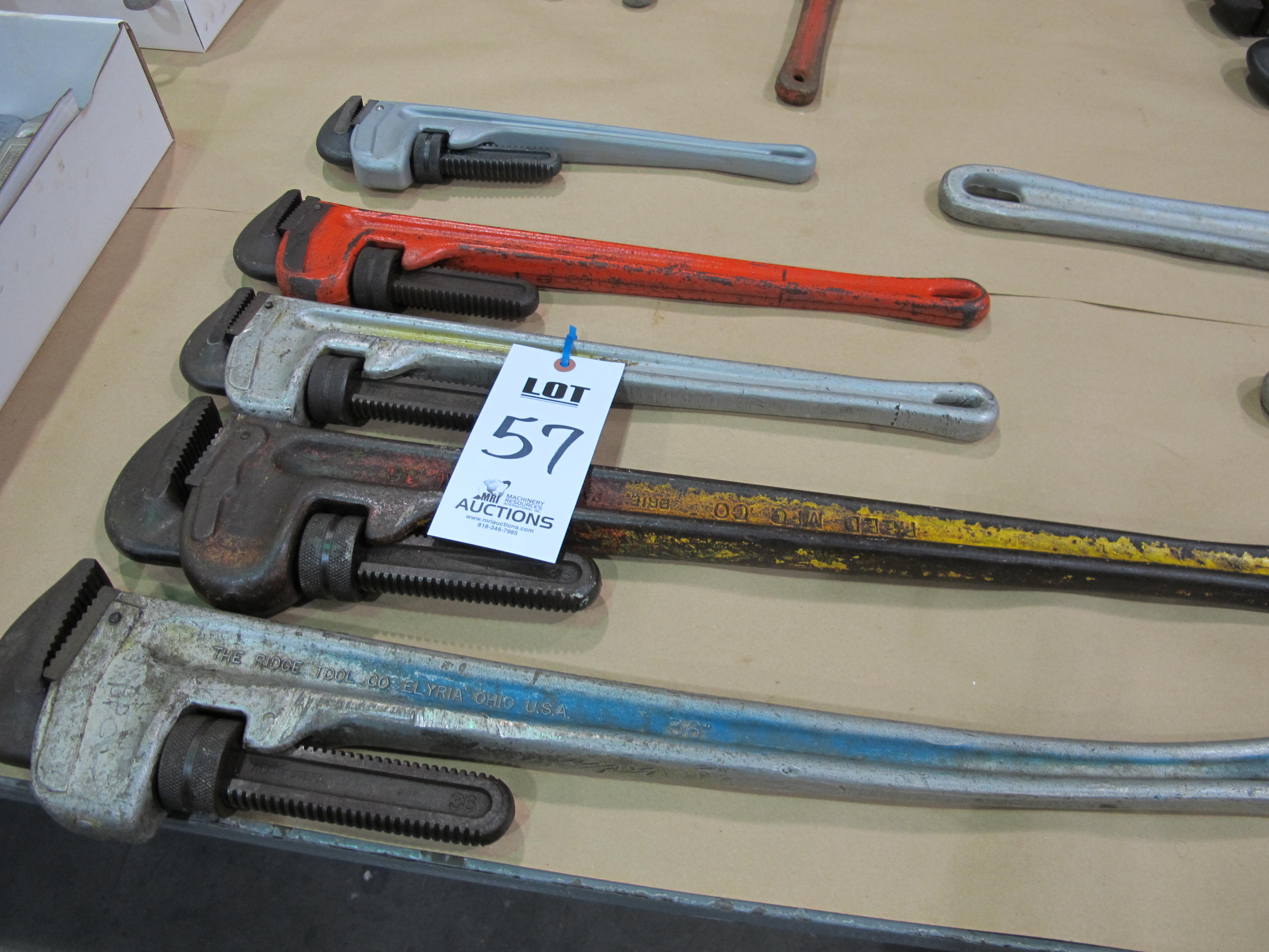 LOT (5) ASST'D WRENCHES (T-10) LOADING & HANDLING FEE $10-57