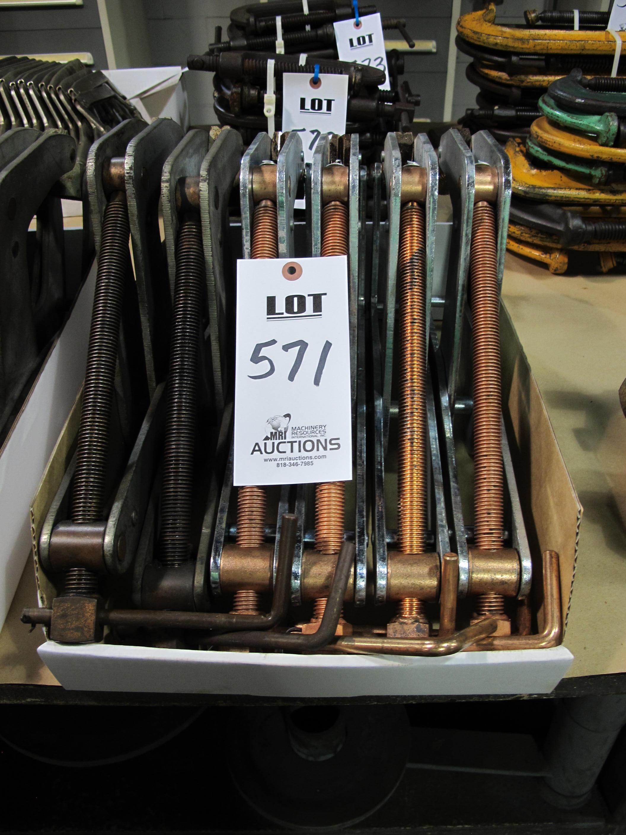 LOT (6) CLAMPS (T-10) LOADING & HANDLING FEE $10-571