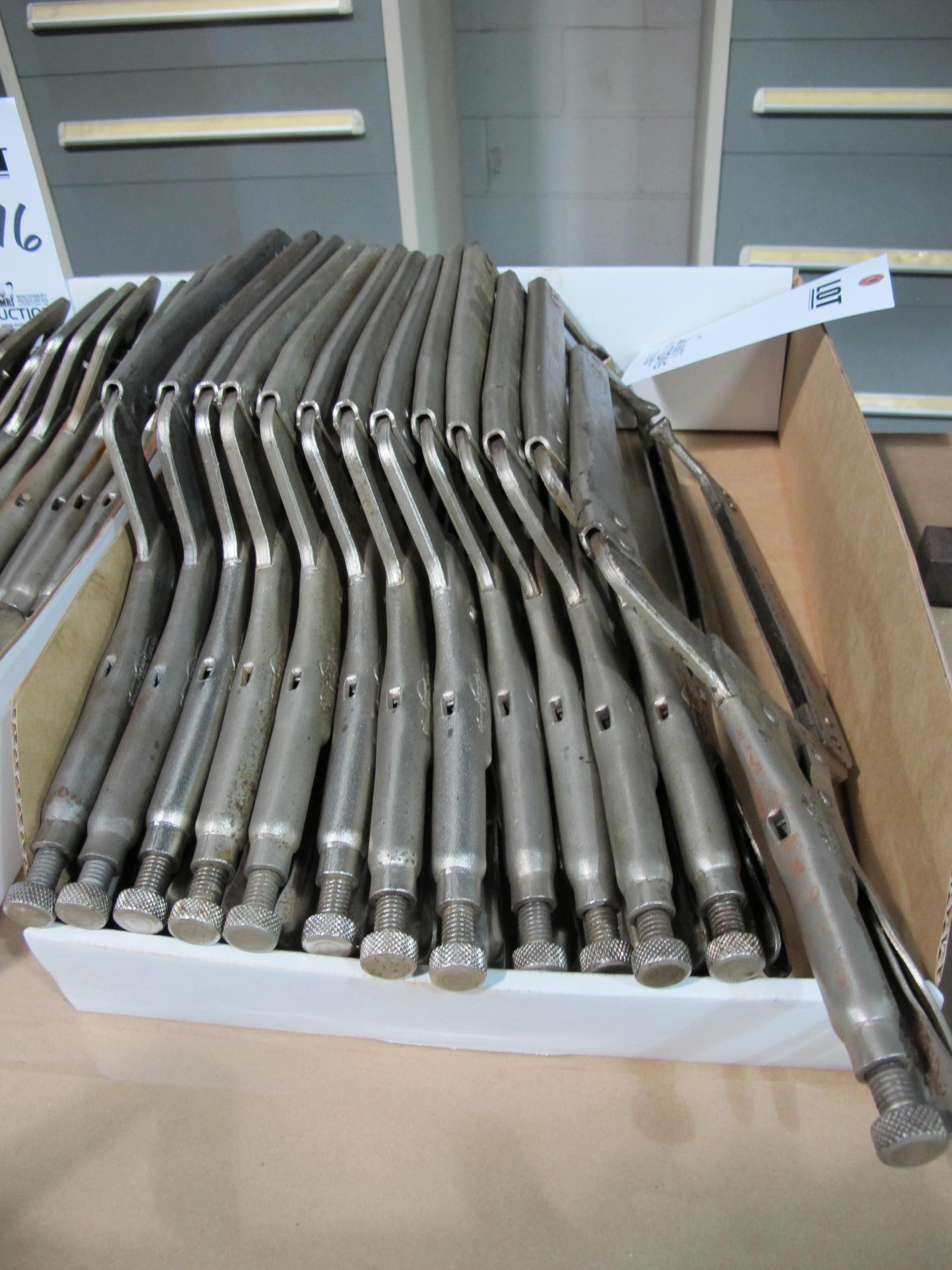 LOT (13) VISE GRIPS CLAMPS (T-10) LOADING & HANDLING FEE $10-575