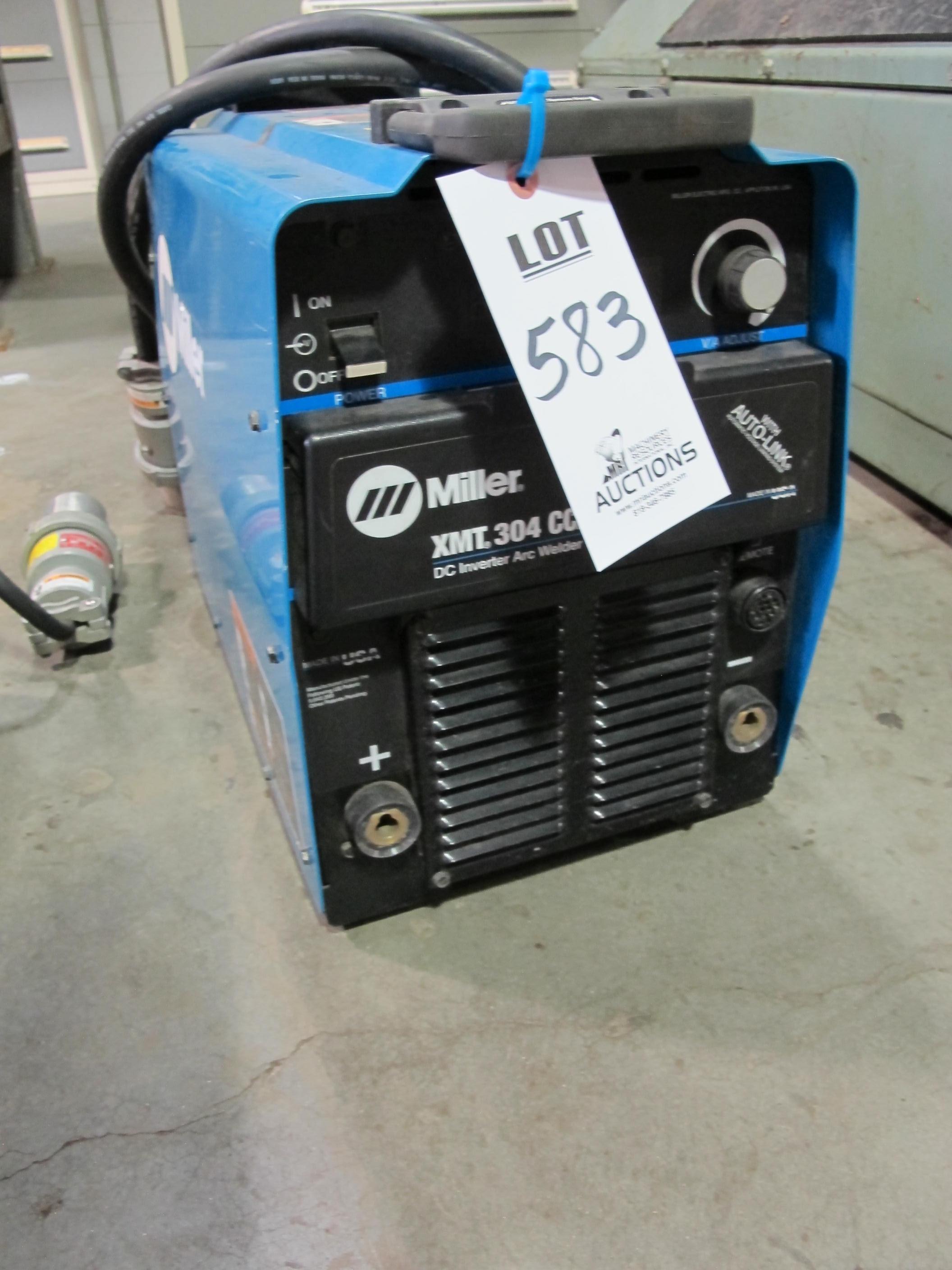 MILLER MODEL XMT304CC-CV WELDER S/N LC650146 (T-10) LOADING & HANDLING FEE $25-583
