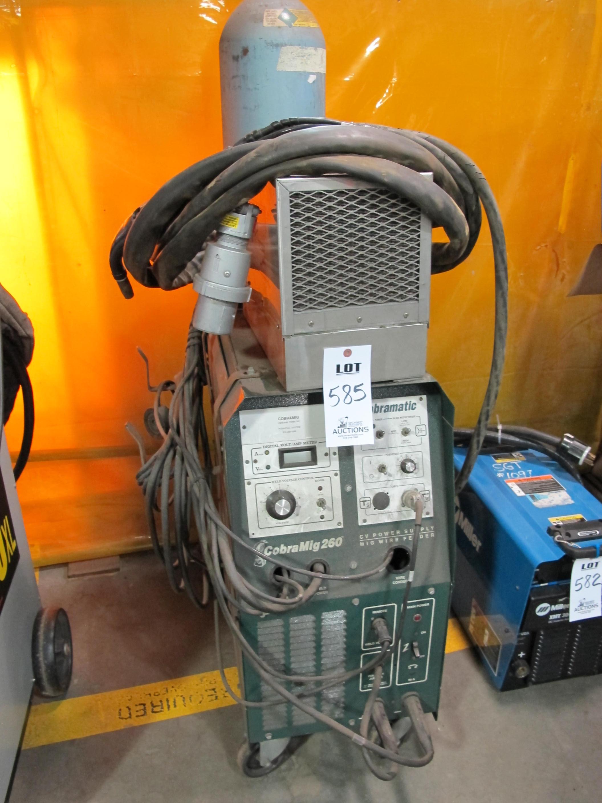 COBRAMIG260 MODEL 186-002 WELDER S/N 02-2198 (T-10) LOADING & HANDLING FEE $50-585
