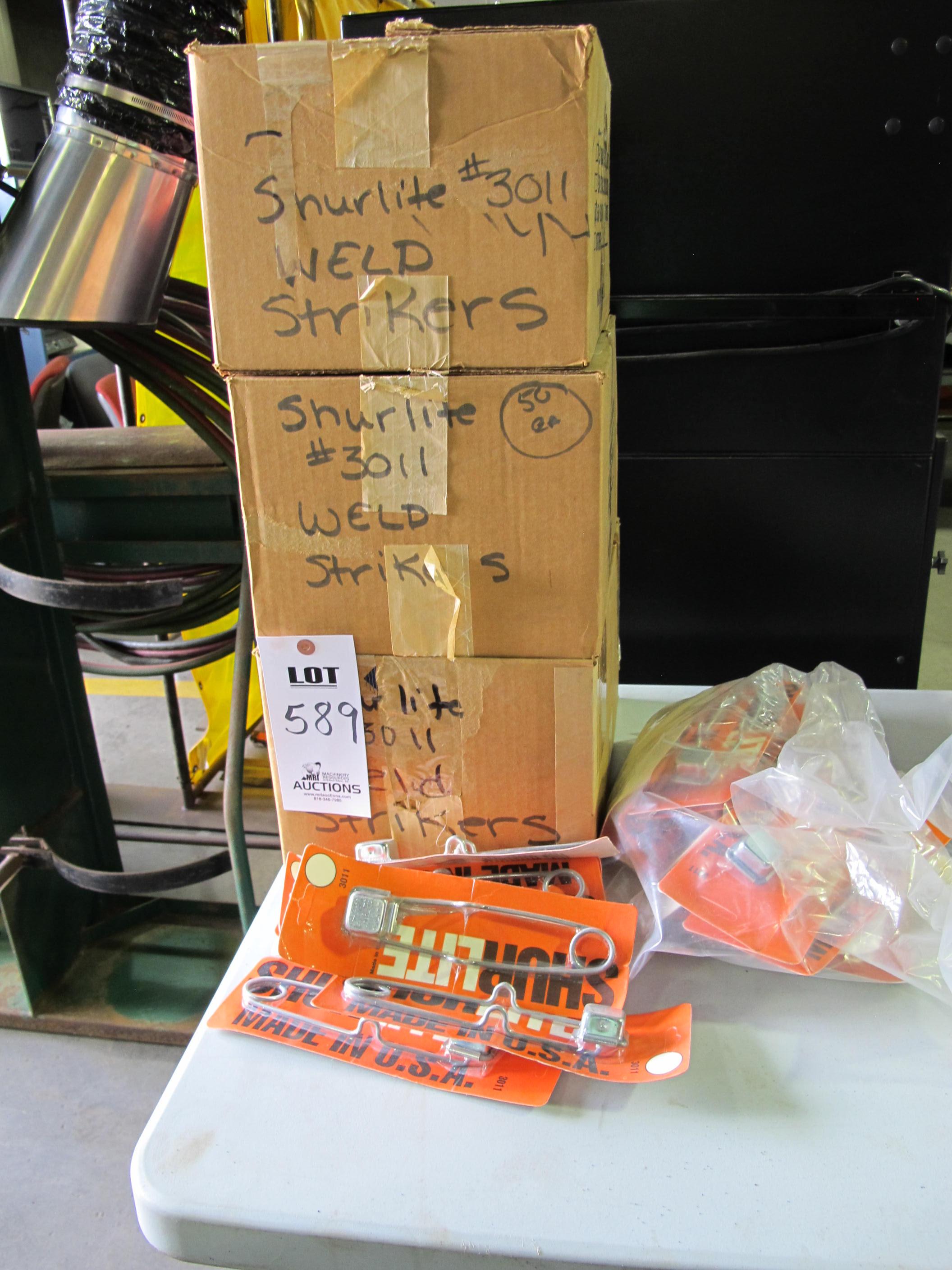 LOT SHURLITE WELD STRIKERS (T-10) LOADING & HANDLING FEE $10-589