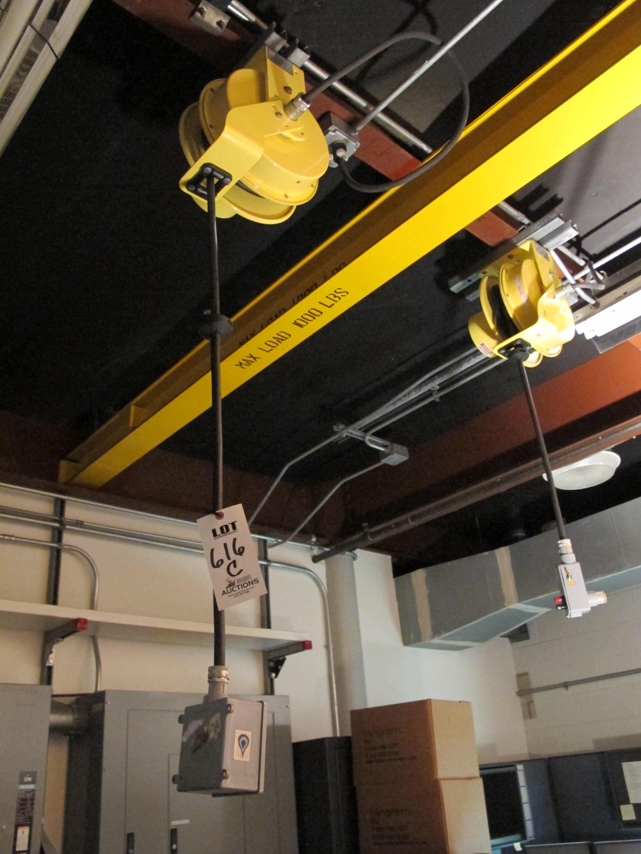 LOT (6) ASST'D ELECTRIC & AIR COIL REELS (T-10) LOADING & HANDLING FEE $250-616C