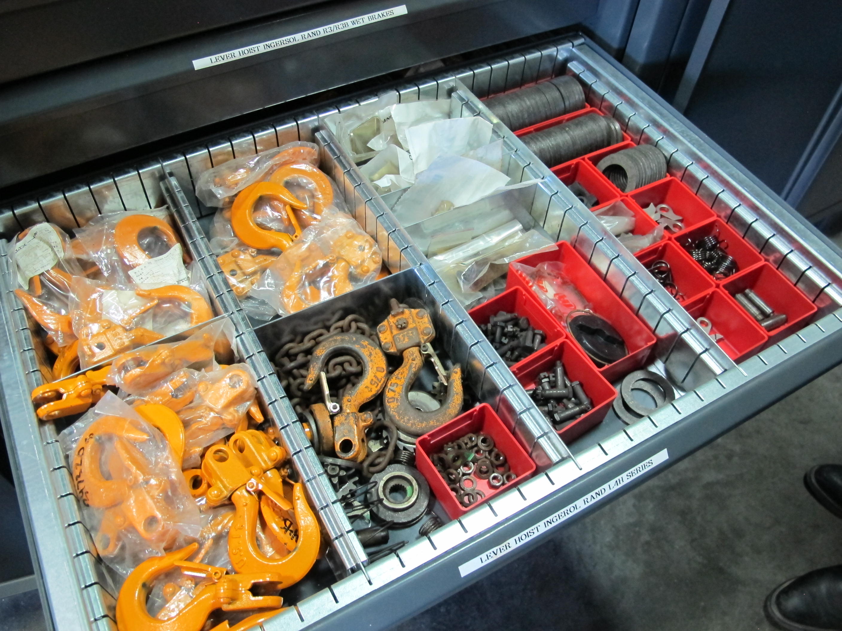 STRONG HOLD 2-DOOR STORAGE CABINET W/ CONTENTS (T-10) LOADING & HANDLING FEE $50-657