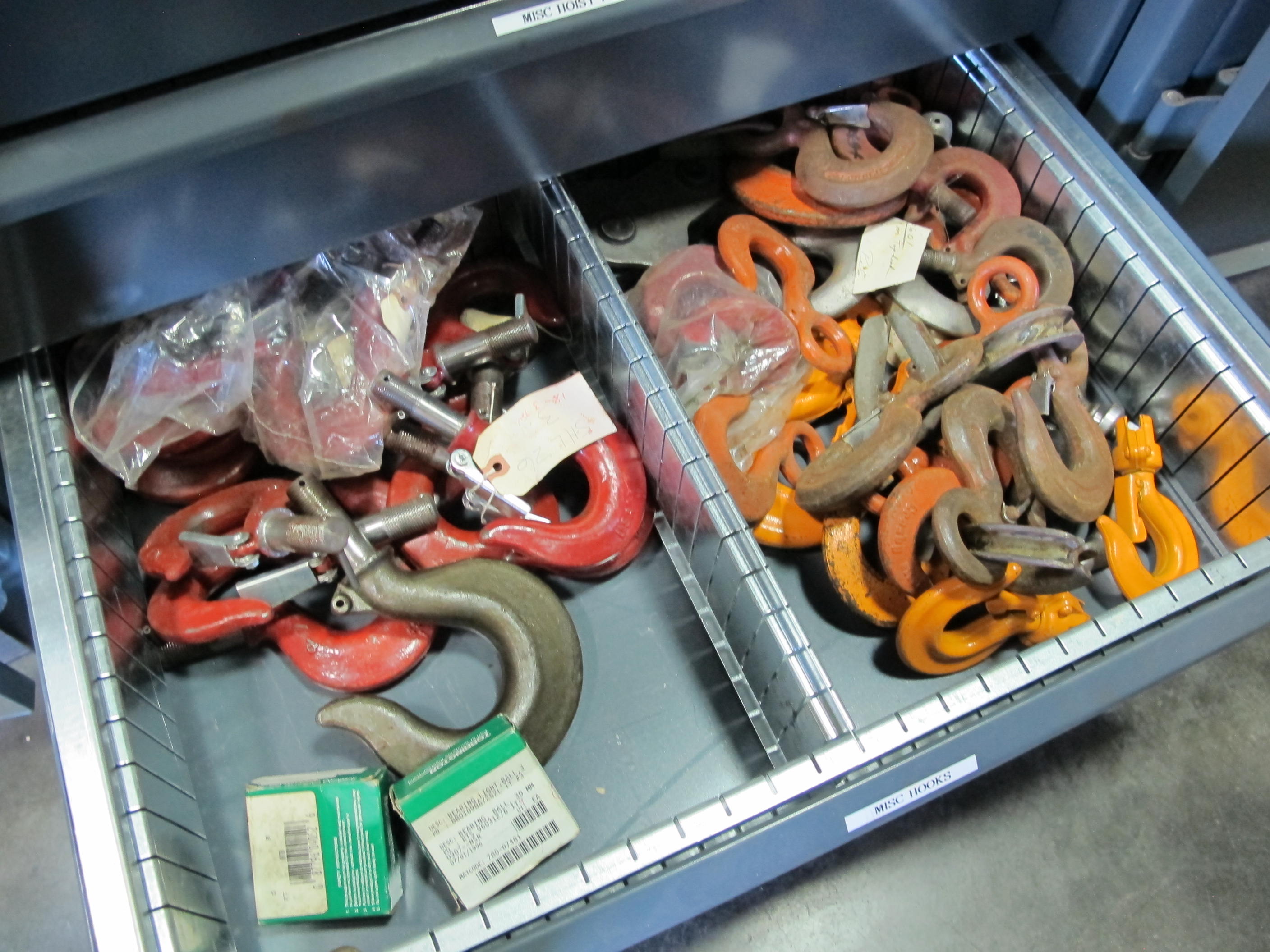 STRONG HOLD 2-DOOR STORAGE CABINET W/ CONTENTS (T-10) LOADING & HANDLING FEE $50-657