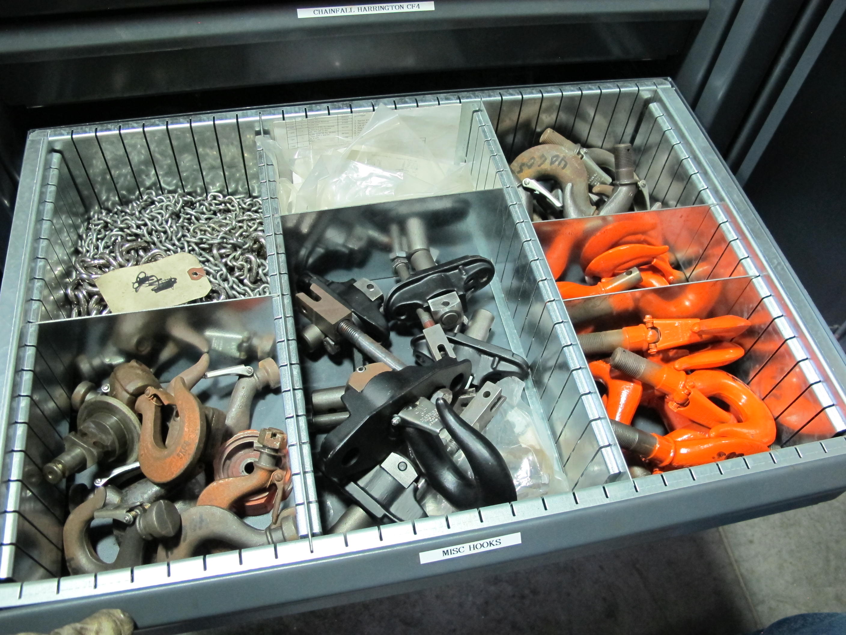 STRONG HOLD 2-DOOR STORAGE CABINET W/ CONTENTS (T-10) LOADING & HANDLING FEE $50-658